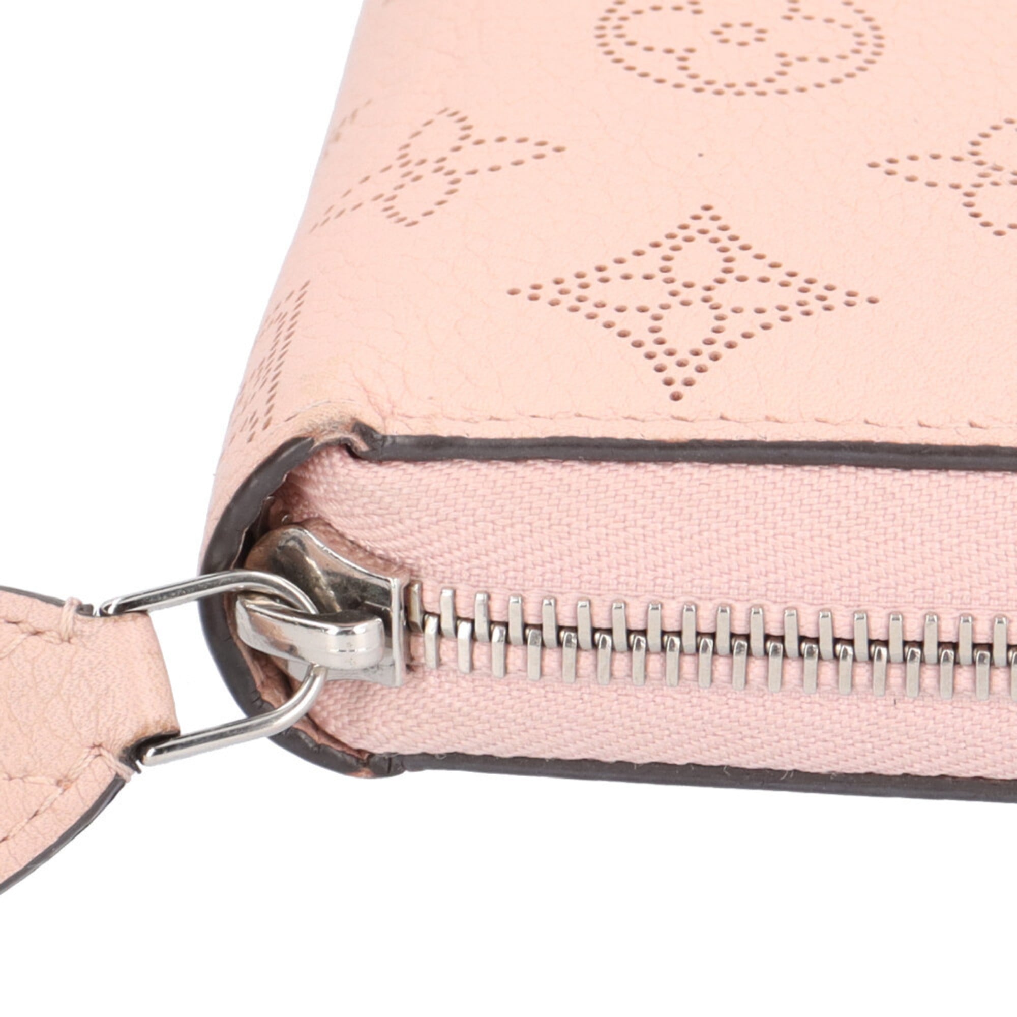 Louis Vuitton Mahina Magnolia Pink Mahina Leather Long Wallet