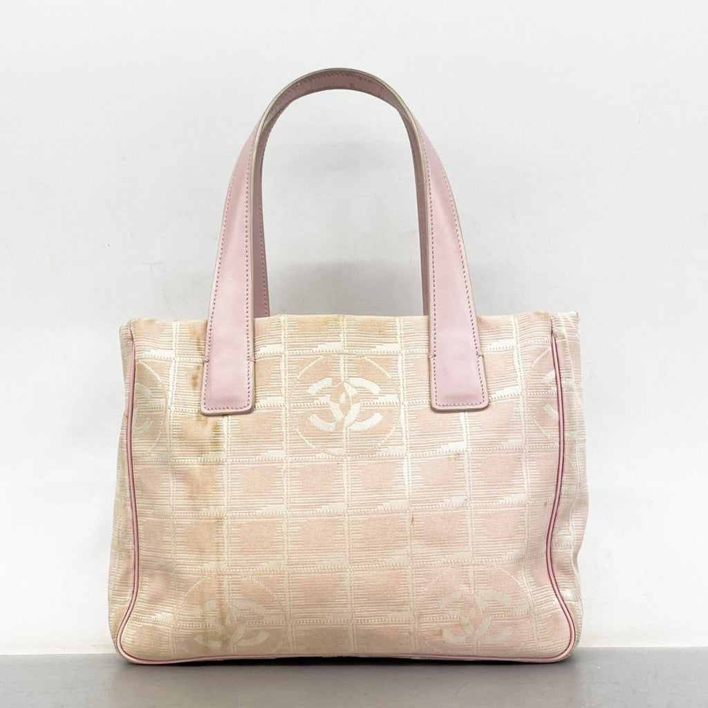 Chanel Pink Nylon Handbag