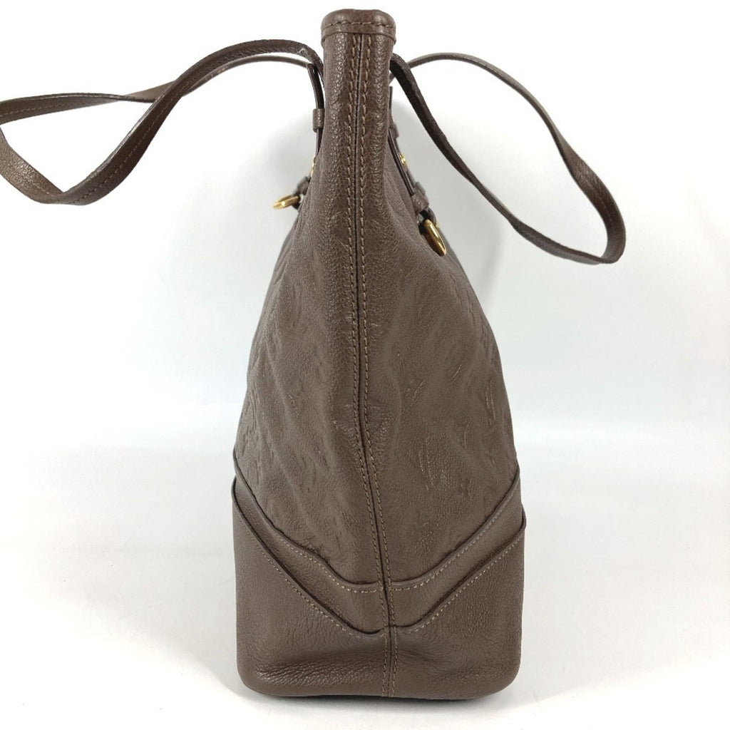 Louis Vuitton Brown Monogram Empreinte Leather Handbag Shoulder Bag Tote Bag