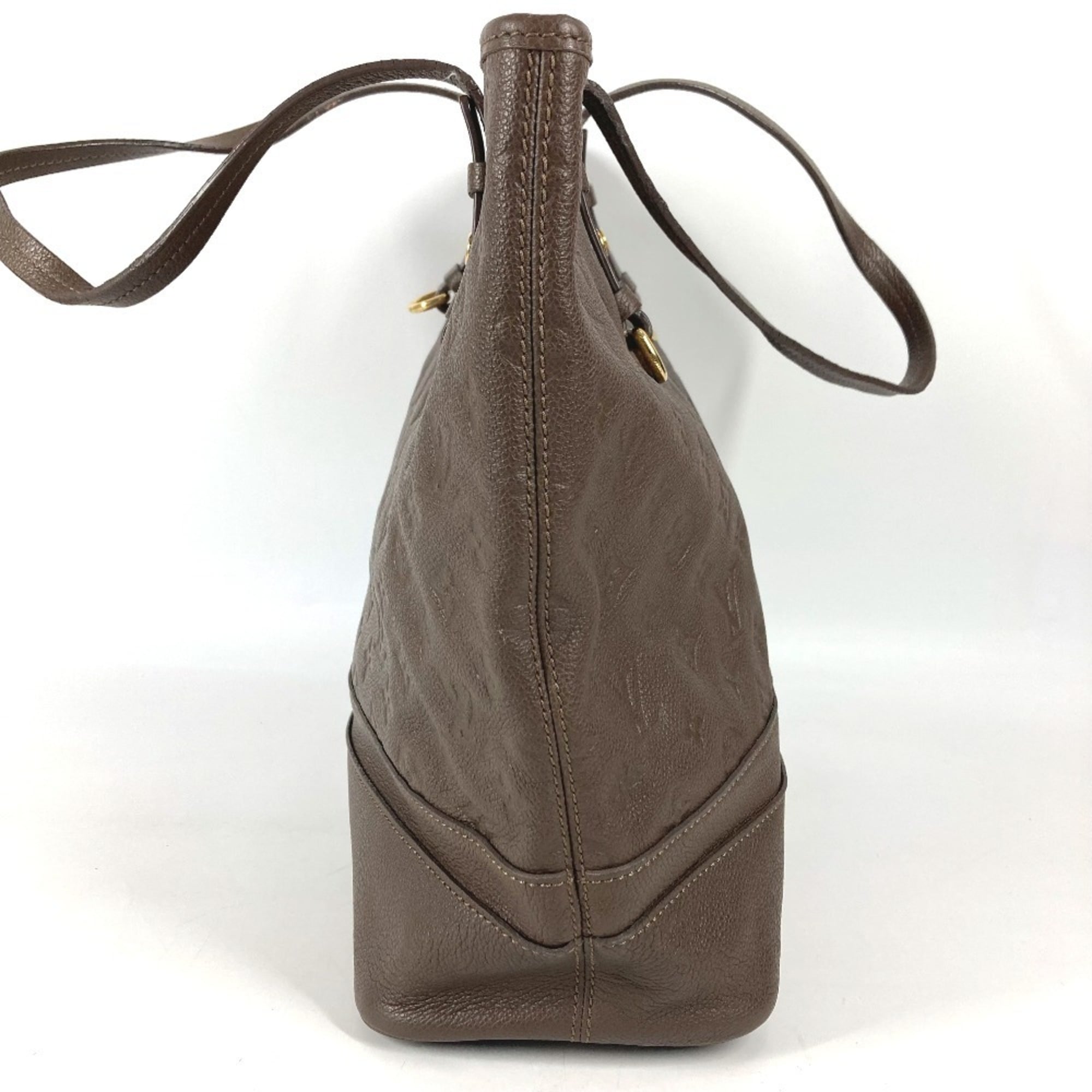 Louis Vuitton Brown Monogram Empreinte Leather Handbag Shoulder Bag Tote Bag