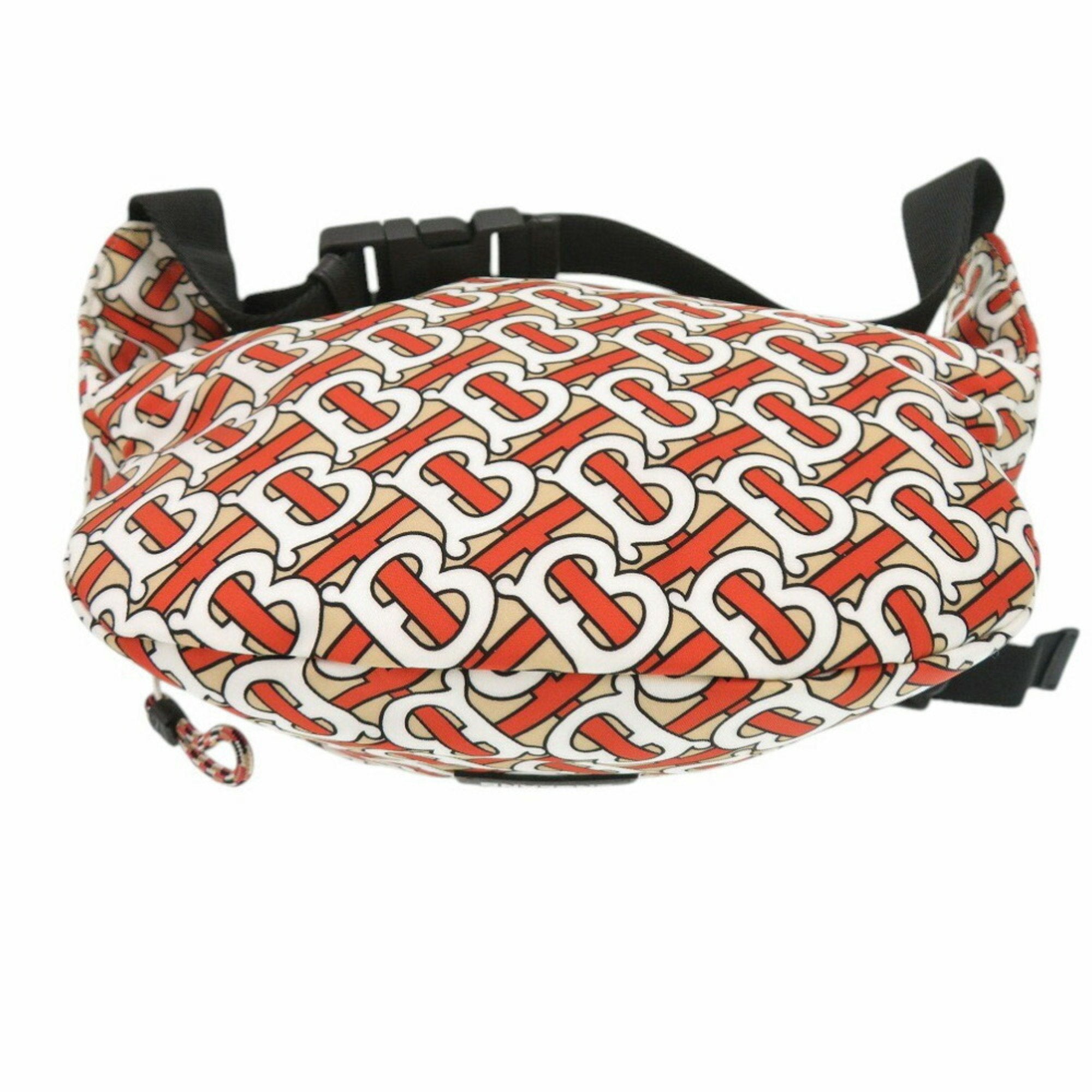 Burberry Black Orange Nylon Pouch