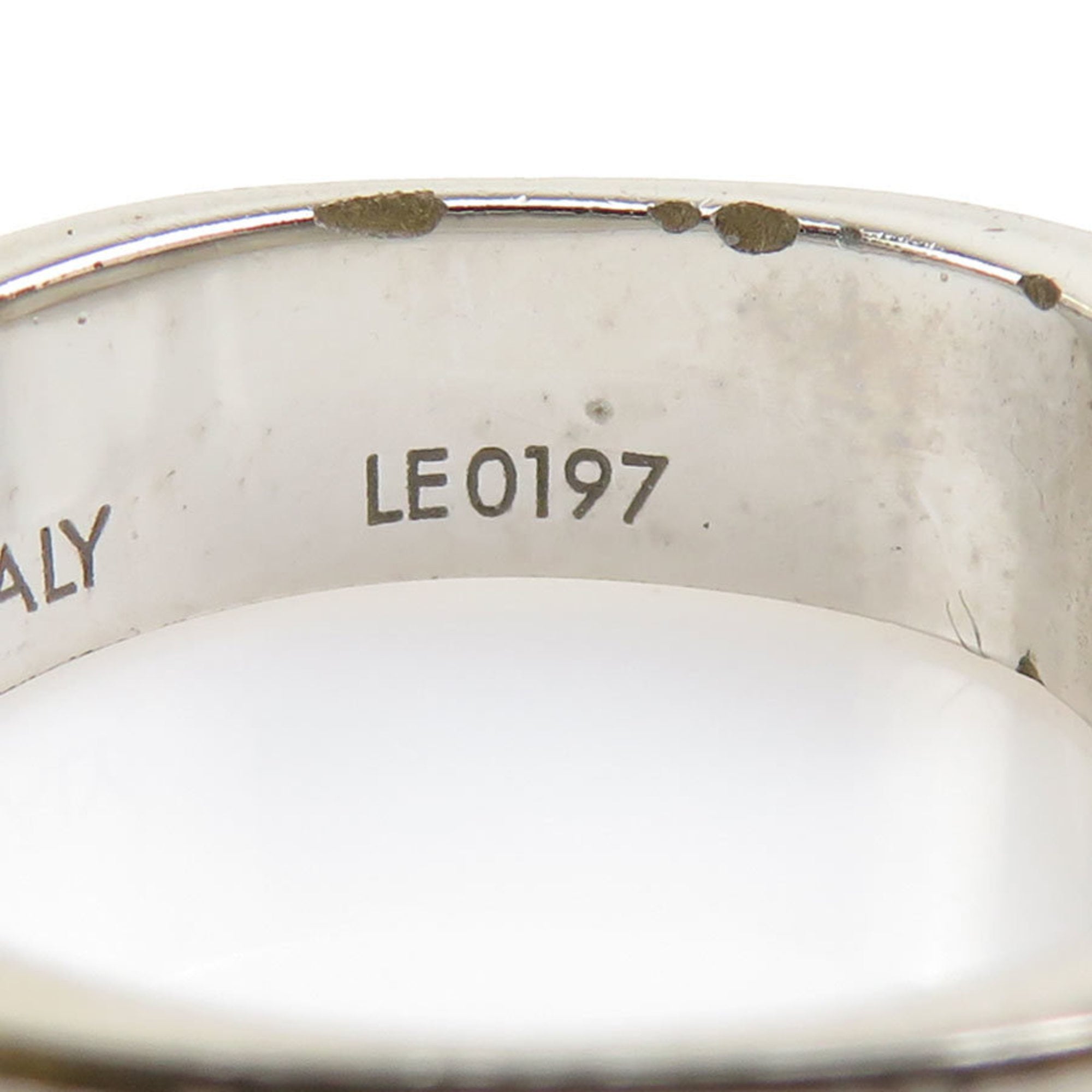 Louis Vuitton Gold Silver Metal Band Ring