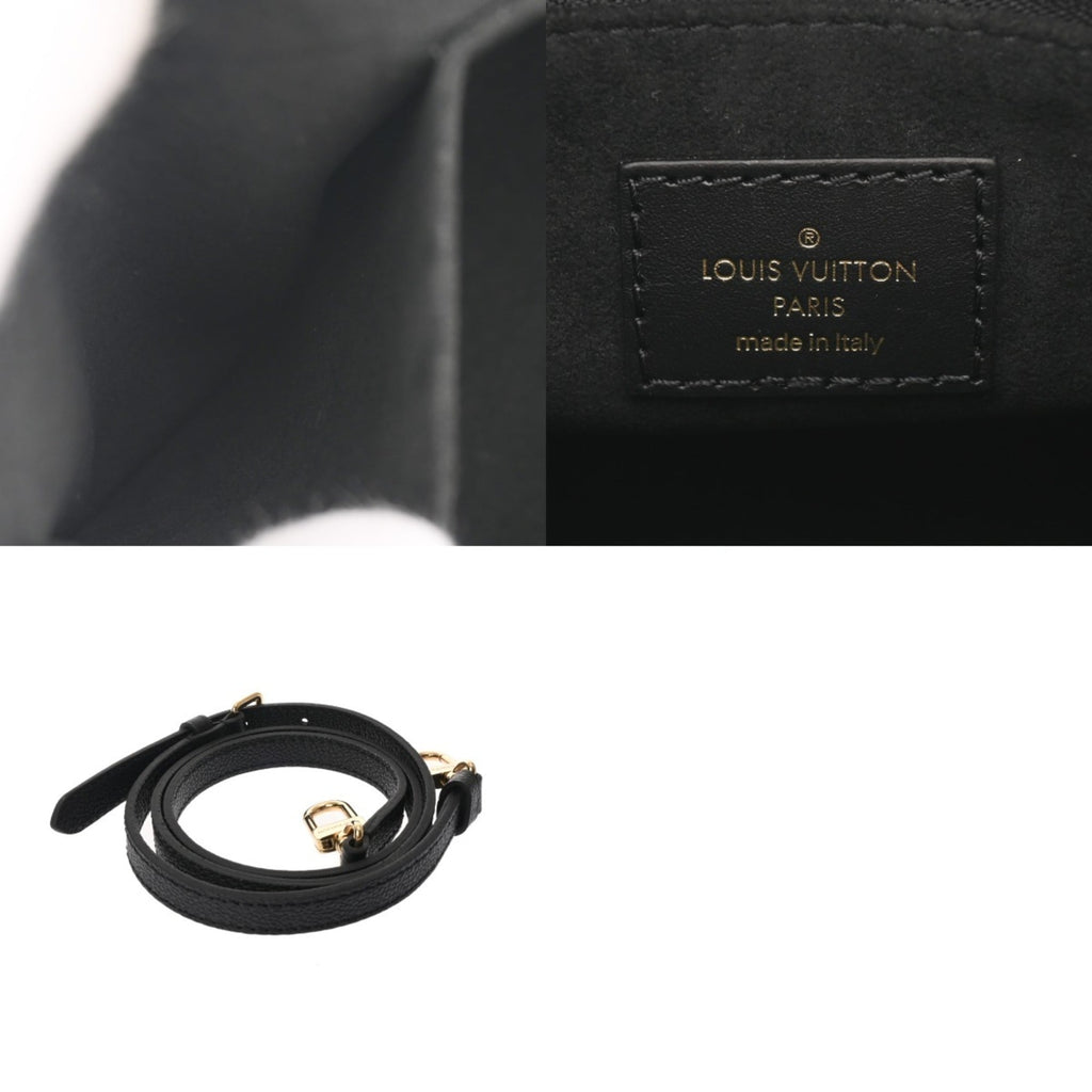 Louis Vuitton Noir Leather Handbag