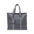 Louis Vuitton Black Gris Coated Canvas Handbag