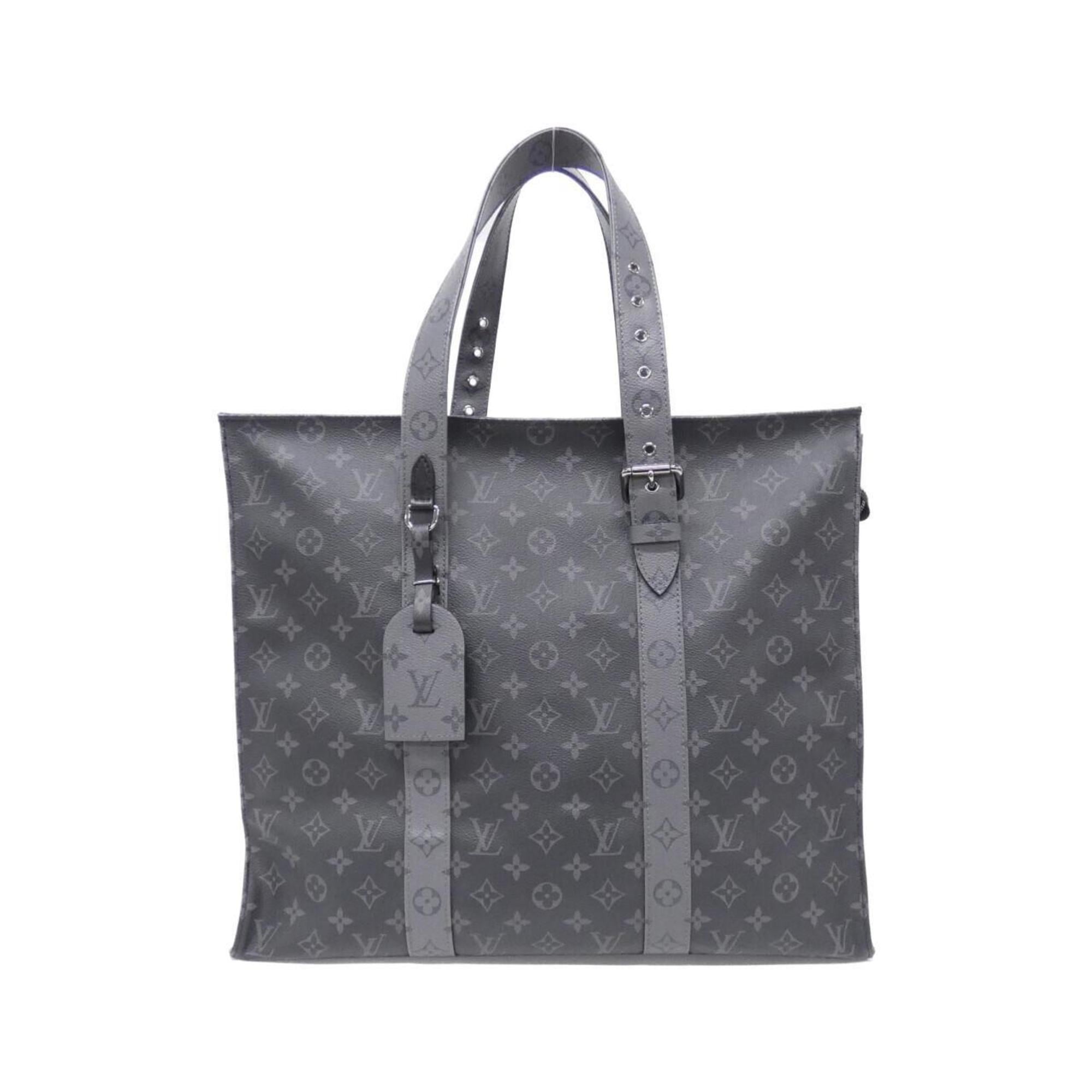 Louis Vuitton Black Gris Coated Canvas Handbag