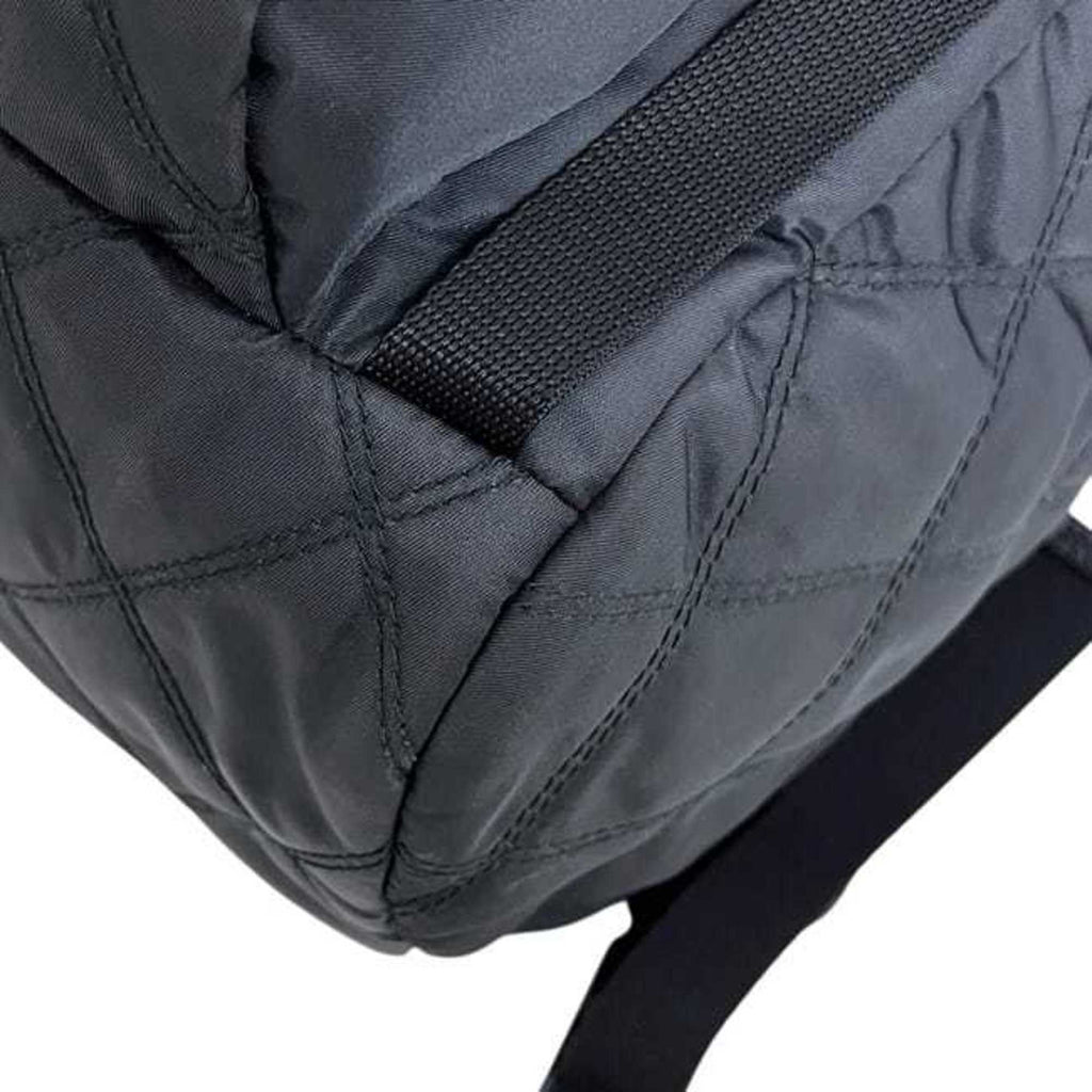 Prada Black Nero Nylon Leather Backpack
