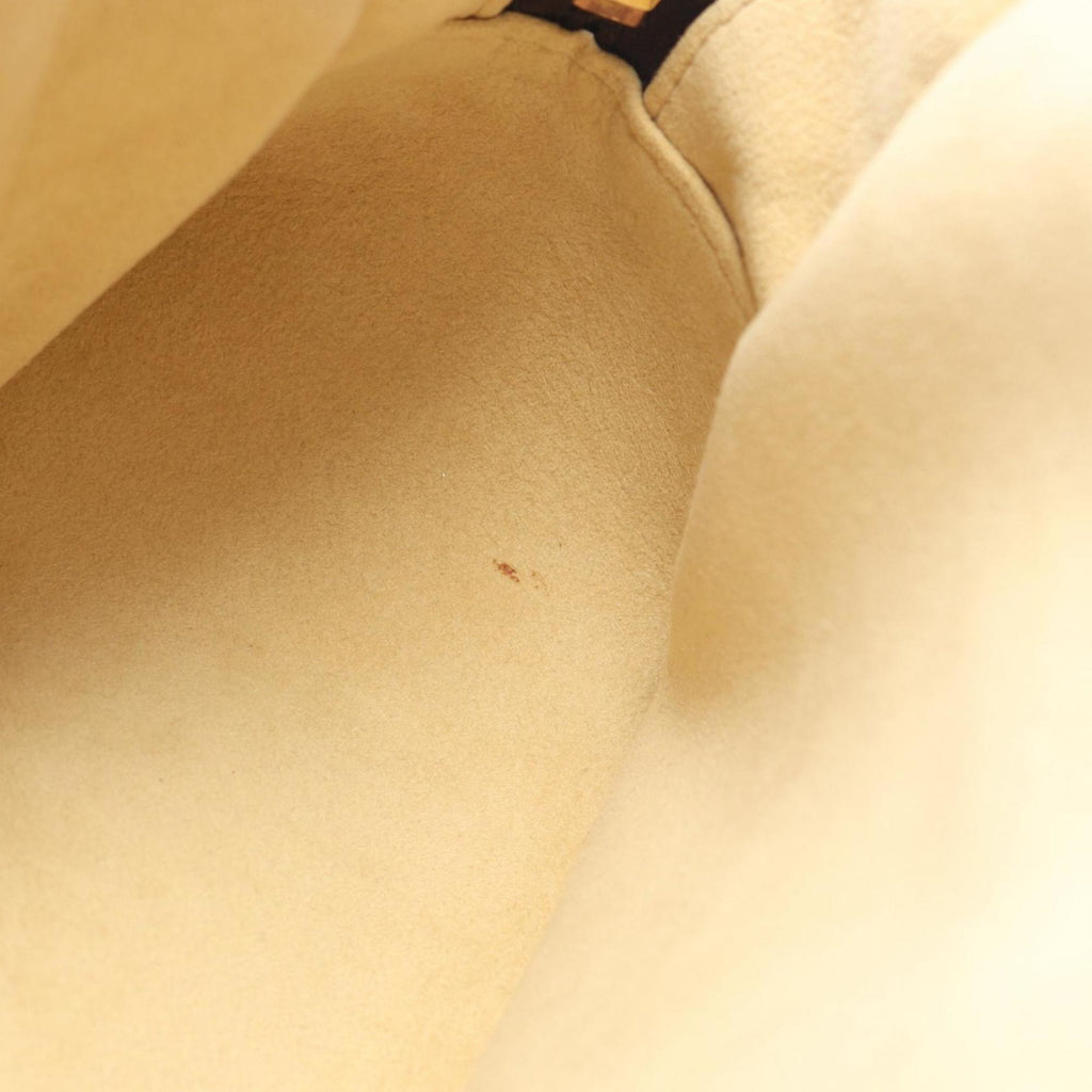 Louis Vuitton Brown Coated Canvas Leather Handbag