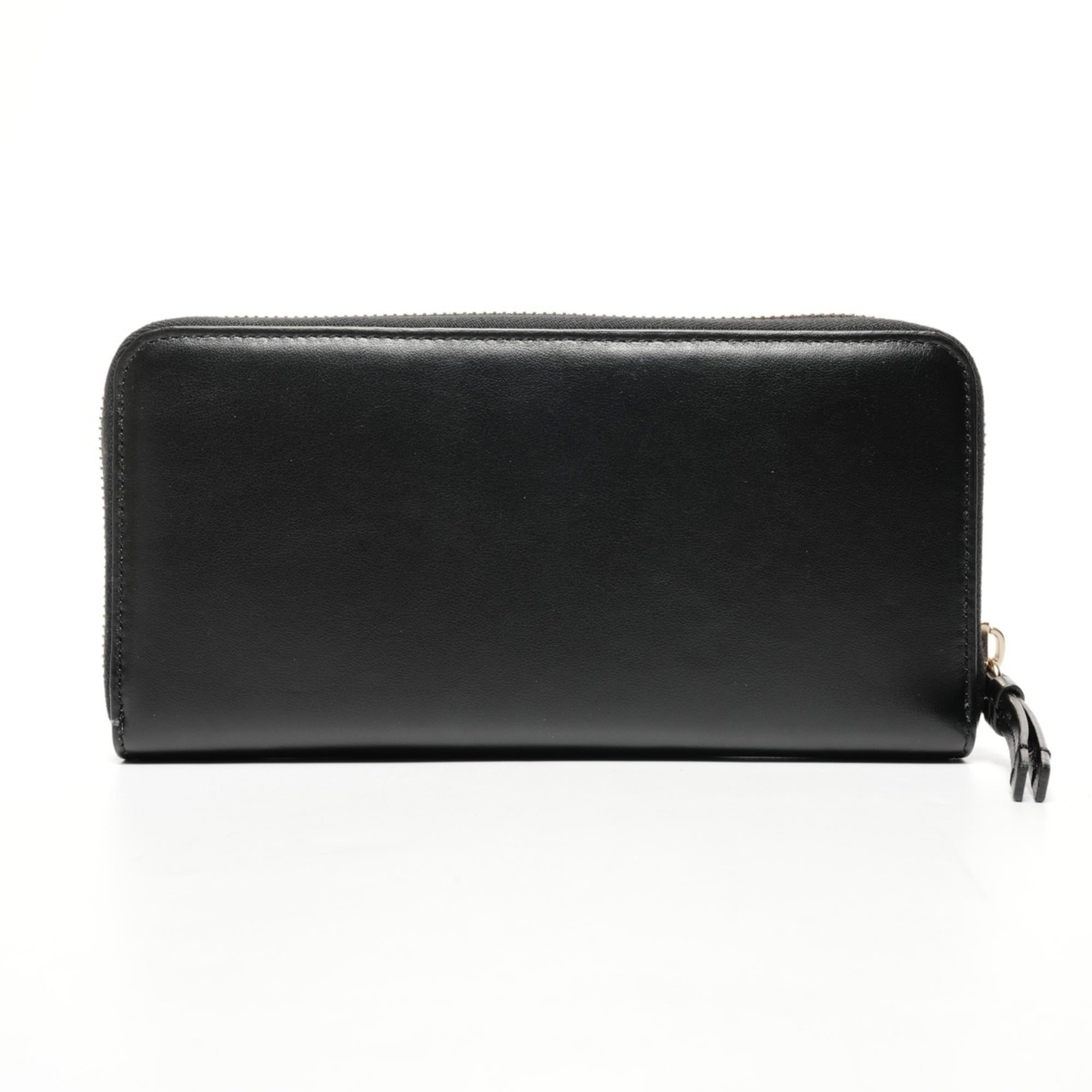Chloé Black Leather Long Wallet (Bi-Fold) (Pre-Owned)