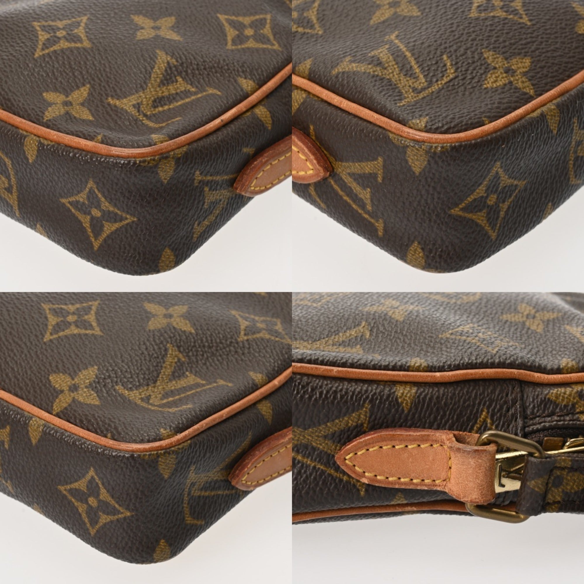 Louis Vuitton Brown Canvas Monogram Shoulder Bag
