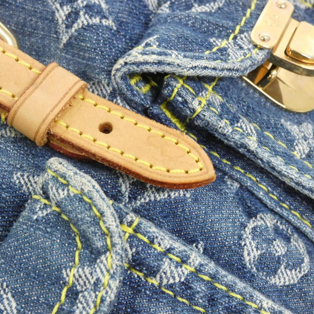 Louis Vuitton Blue Denim Backpack