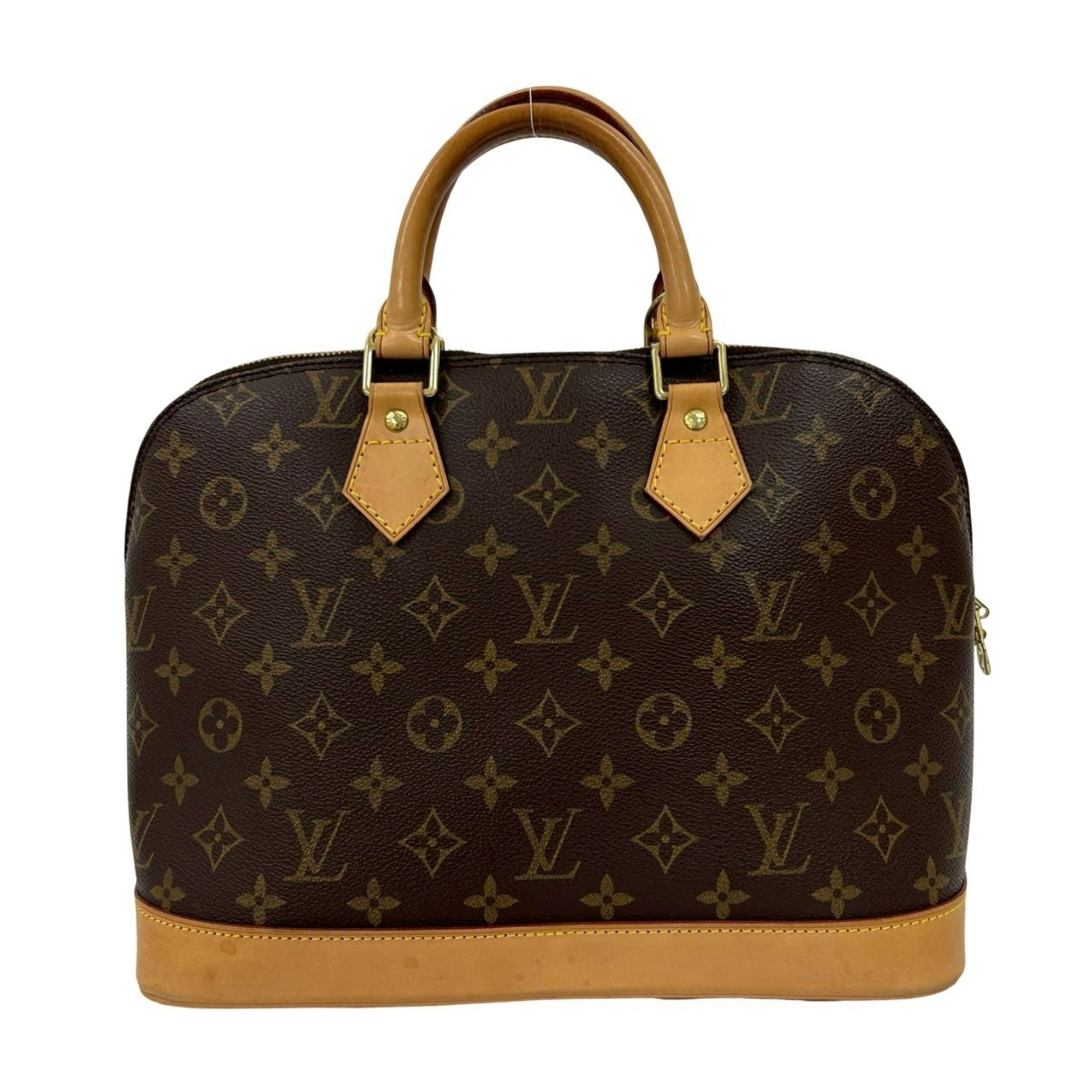 Louis Vuitton Brown Leather Pvc Boston Bag Handbag