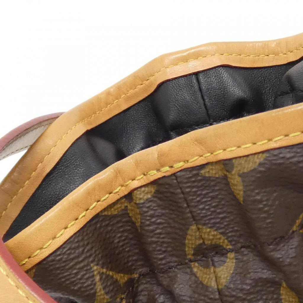 Louis Vuitton Marron Coated Canvas Handbag