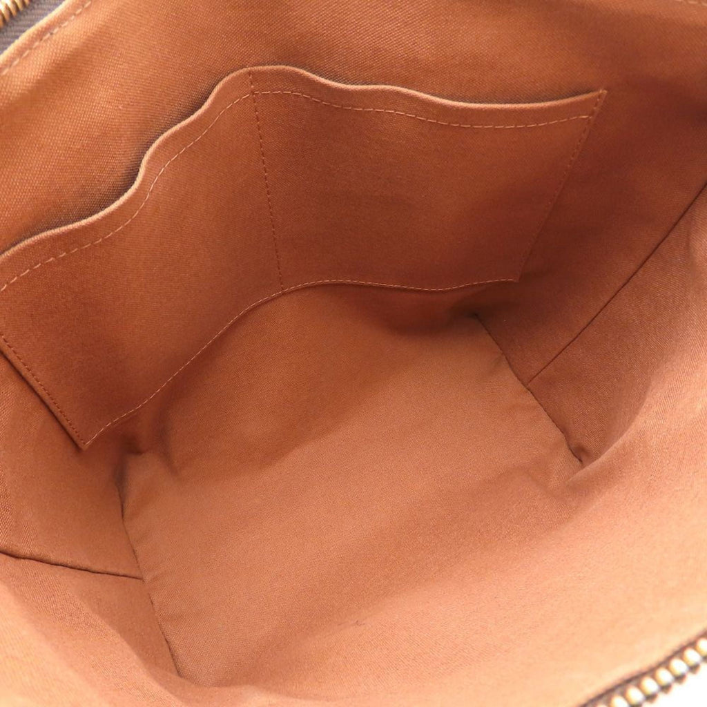 Louis Vuitton Brown Canvas Tote Bag
