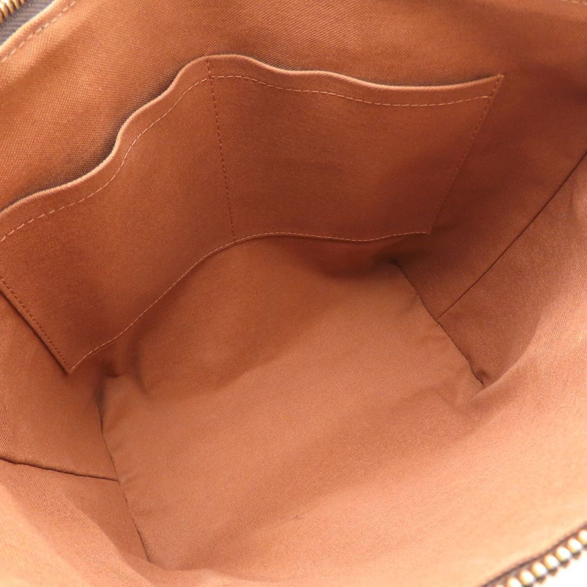 Louis Vuitton Brown Canvas Tote Bag