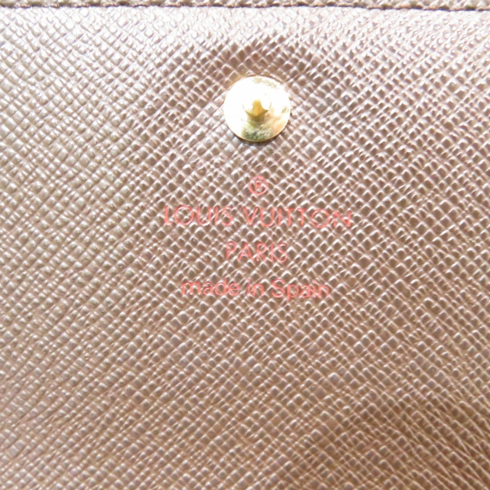 Louis Vuitton Damier Brown Damier Canvas Damier Canvas Wallet