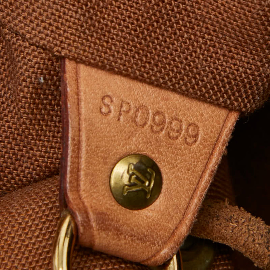 Louis Vuitton Brown Pvc Leather Backpack