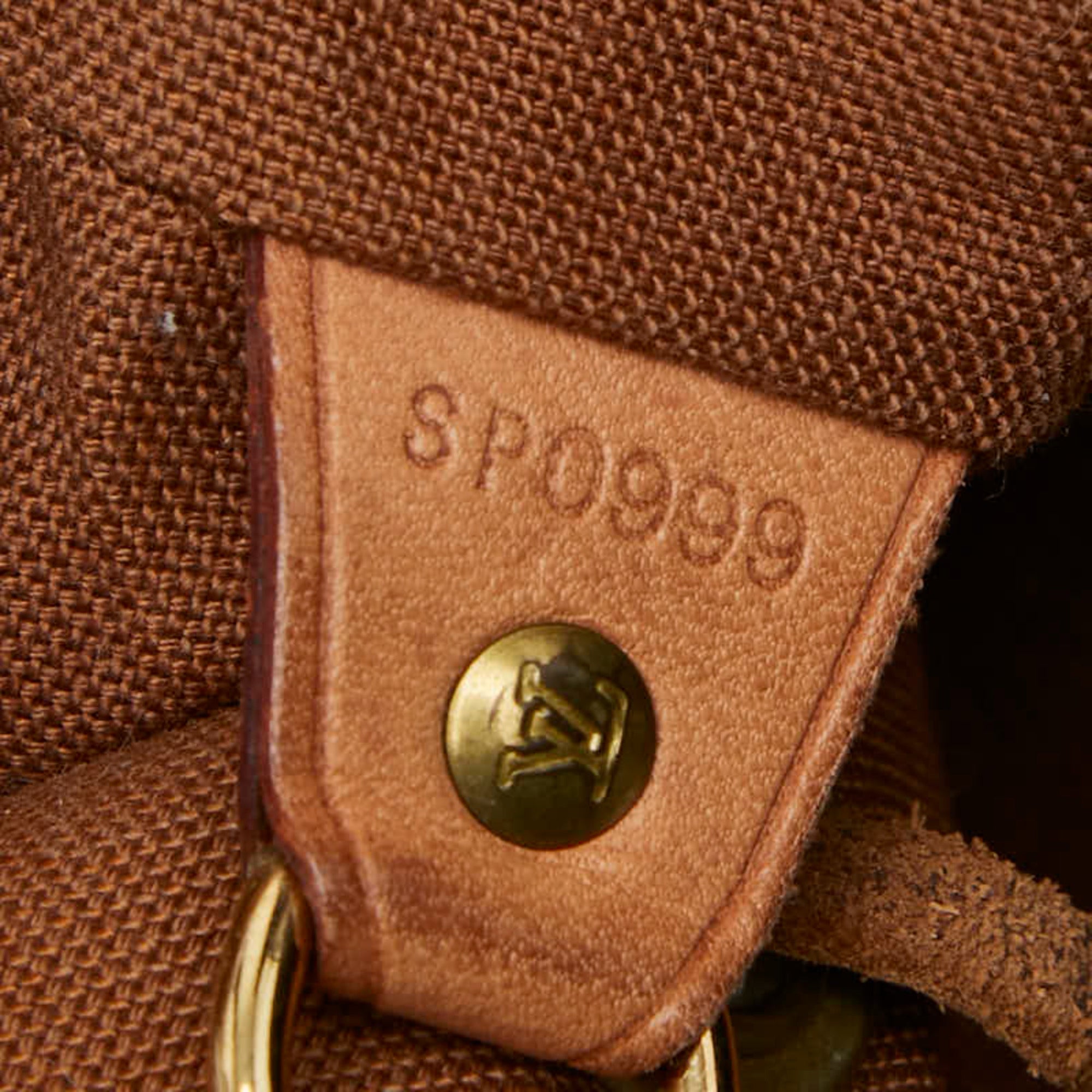 Louis Vuitton Brown Pvc Leather Backpack