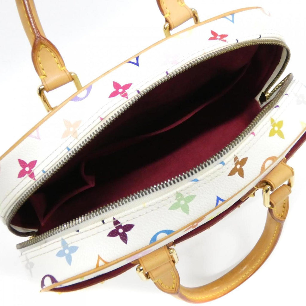 Louis Vuitton White Coated Canvas Handbag
