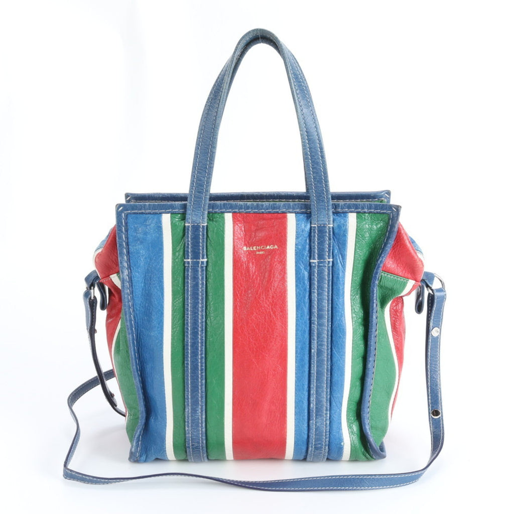 Balenciaga Multi-Color Leather Handbag Tote