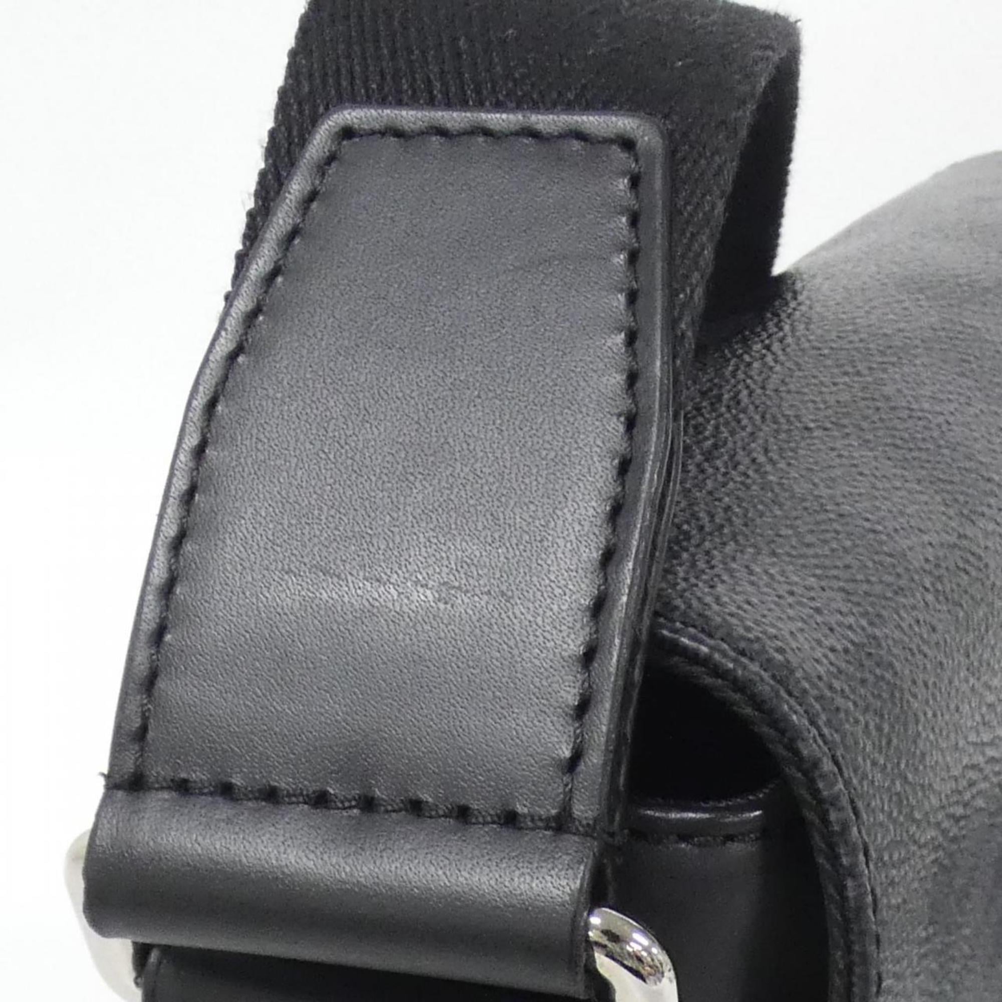 Louis Vuitton Graphite Gray Coated Canvas Shoulder Bag