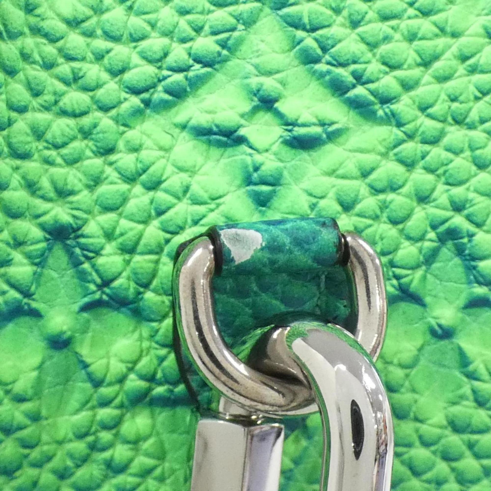 Louis Vuitton Blue Leather Shoulder Bag