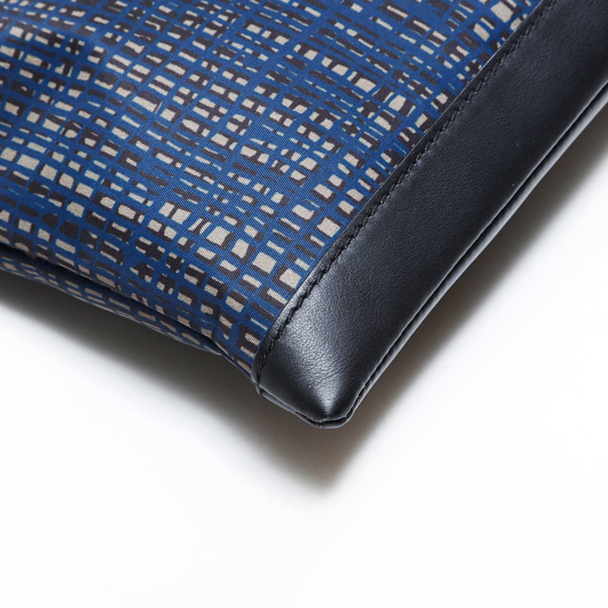Balenciaga Navy Nylon Clutch