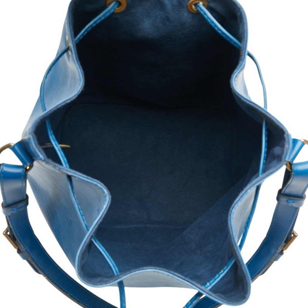 Louis Vuitton Epi Toledo Blue Leather Handbag Shoulder Bag