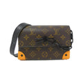 Louis Vuitton Marron Saffron Coated Canvas Shoulder Bag