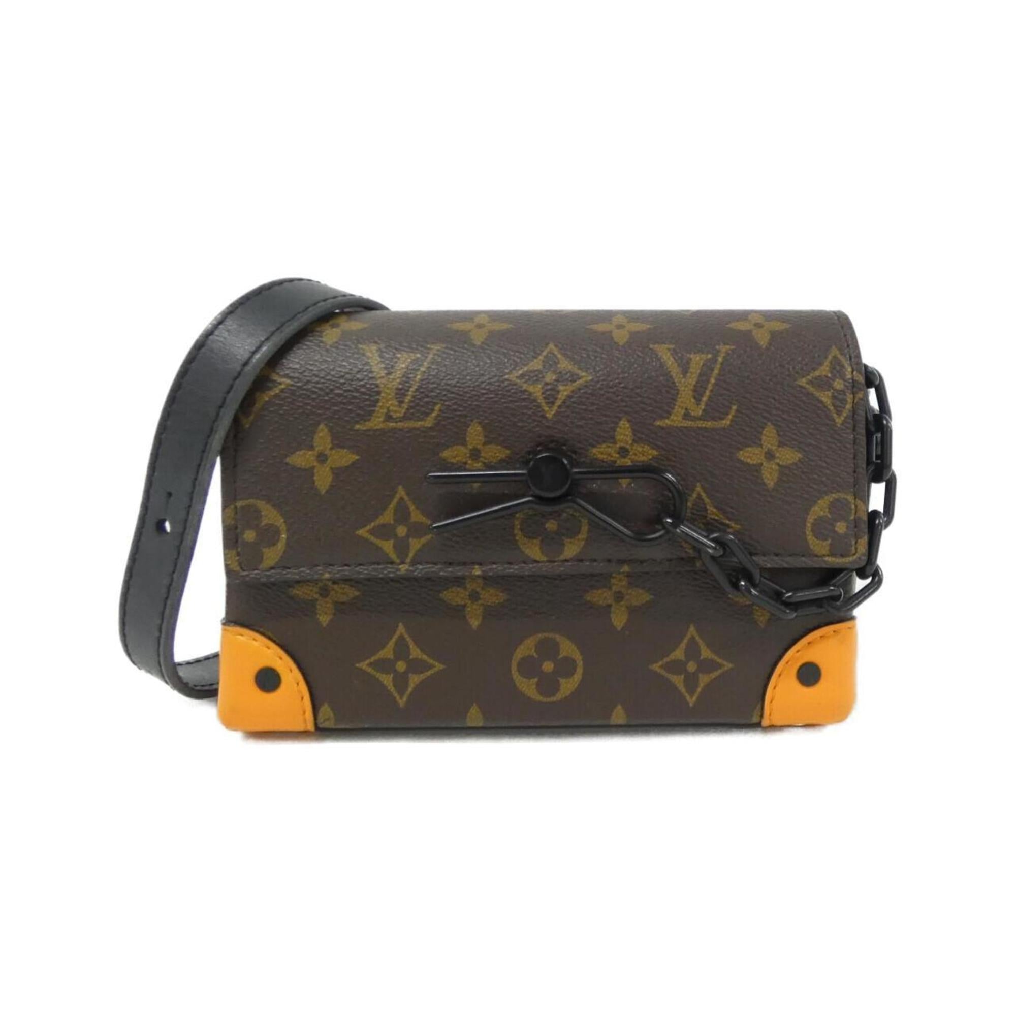 Louis Vuitton Marron Saffron Coated Canvas Shoulder Bag