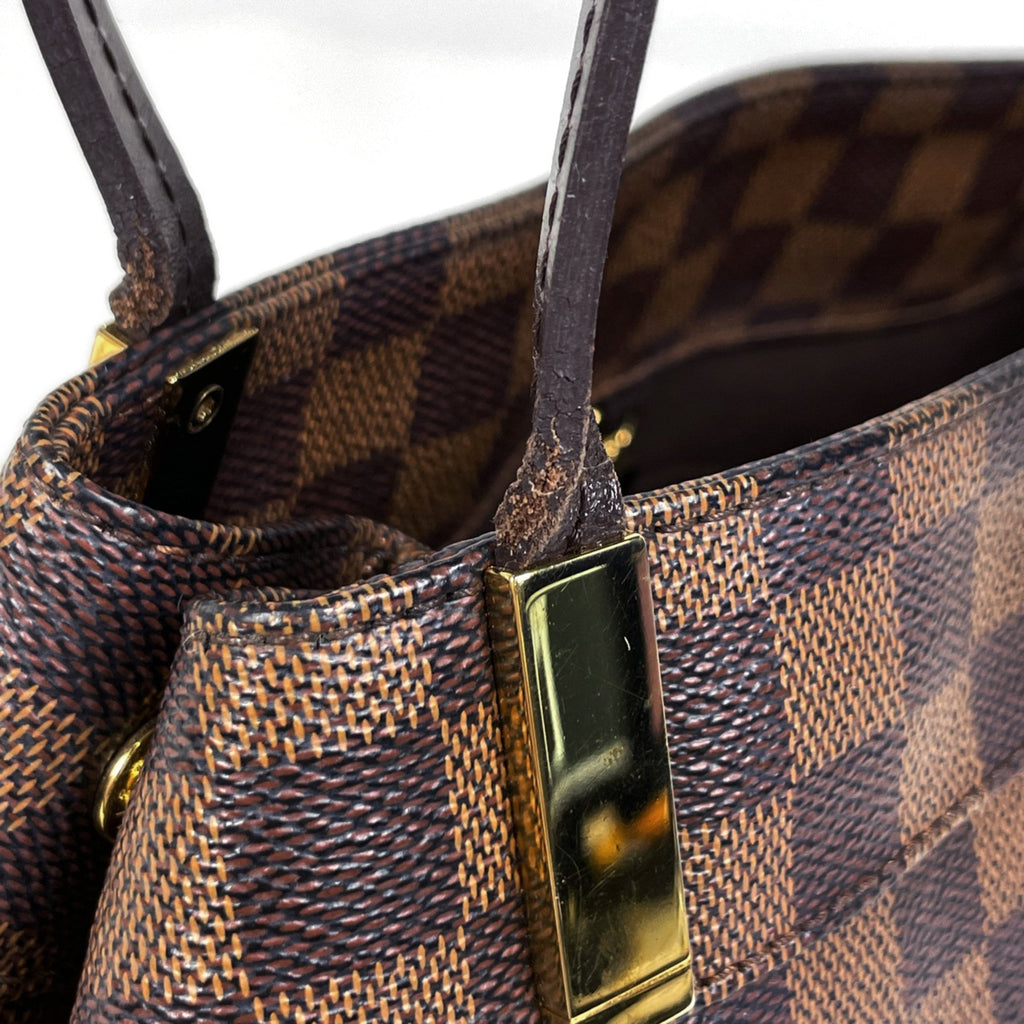 Louis Vuitton Brown Damier Canvas Shoulder Bag Tote Bag