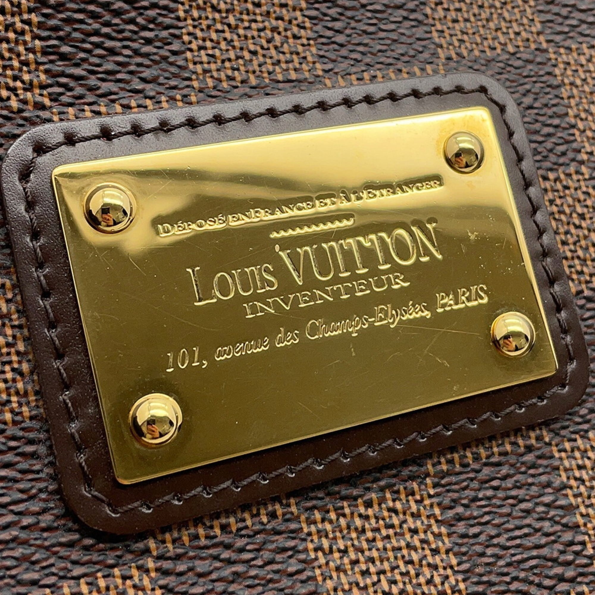 Louis Vuitton Brown Damier Canvas Handbag Shoulder Bag