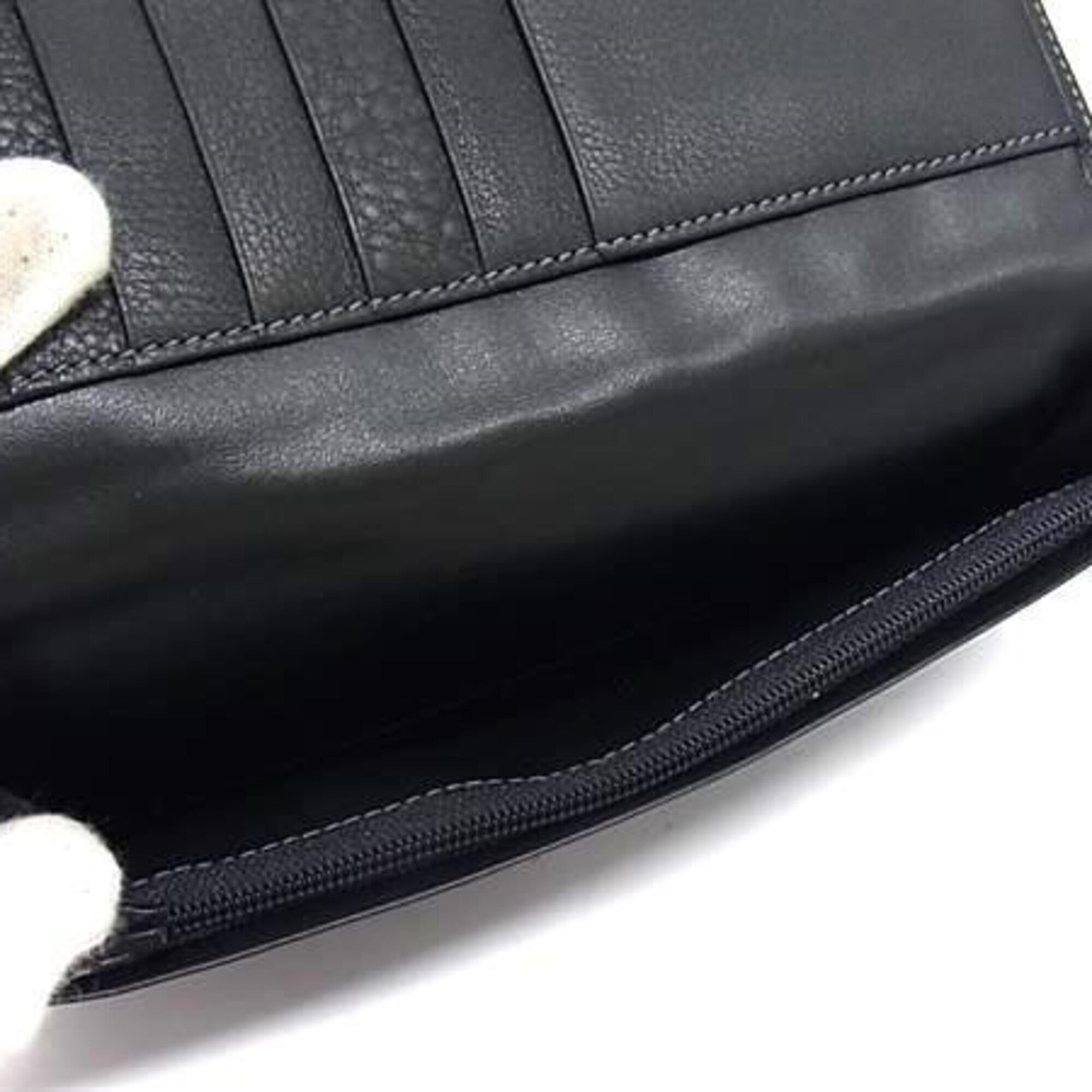 Balenciaga Black Leather Wallet (Bi-Fold)