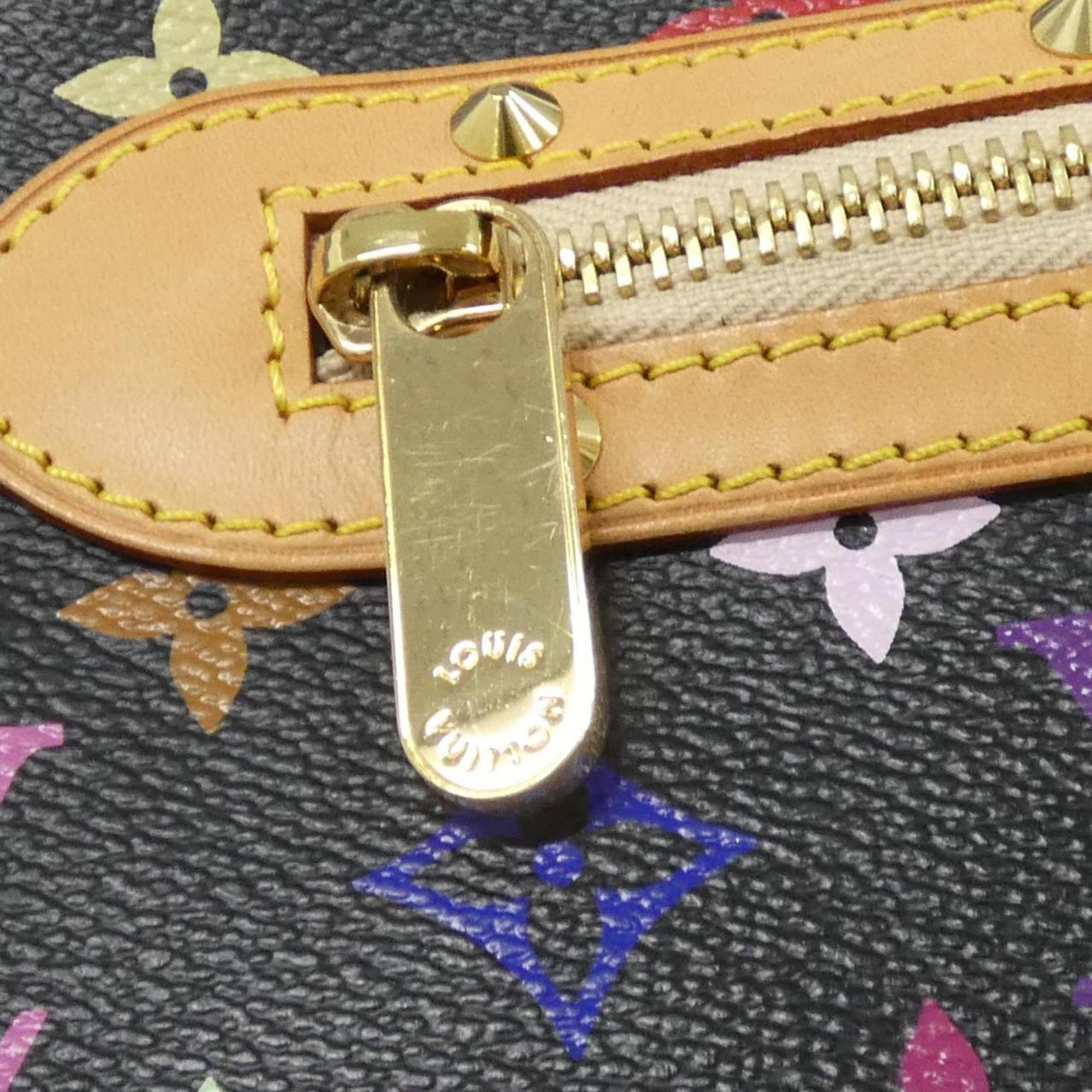 Louis Vuitton Black Multi-Color Coated Canvas Shoulder Bag