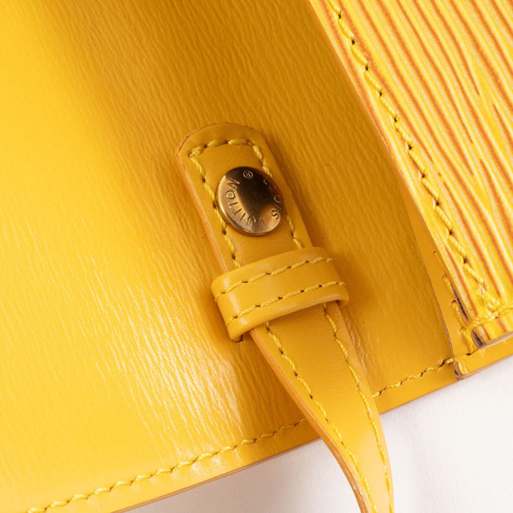 Louis Vuitton Yellow Epi Leather Pochette Shoulder Bag