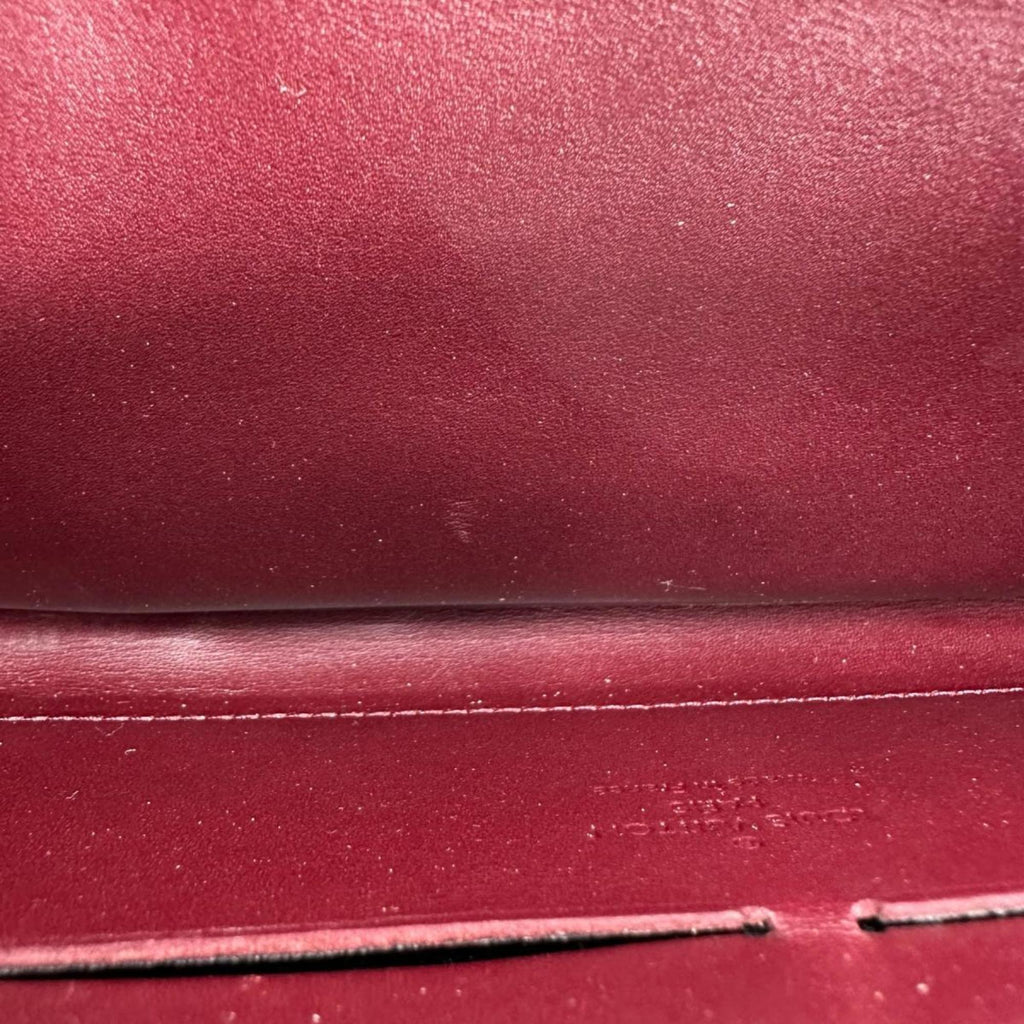 Louis Vuitton Monogram Vernis Magenta Monogram Vernis Long Wallet