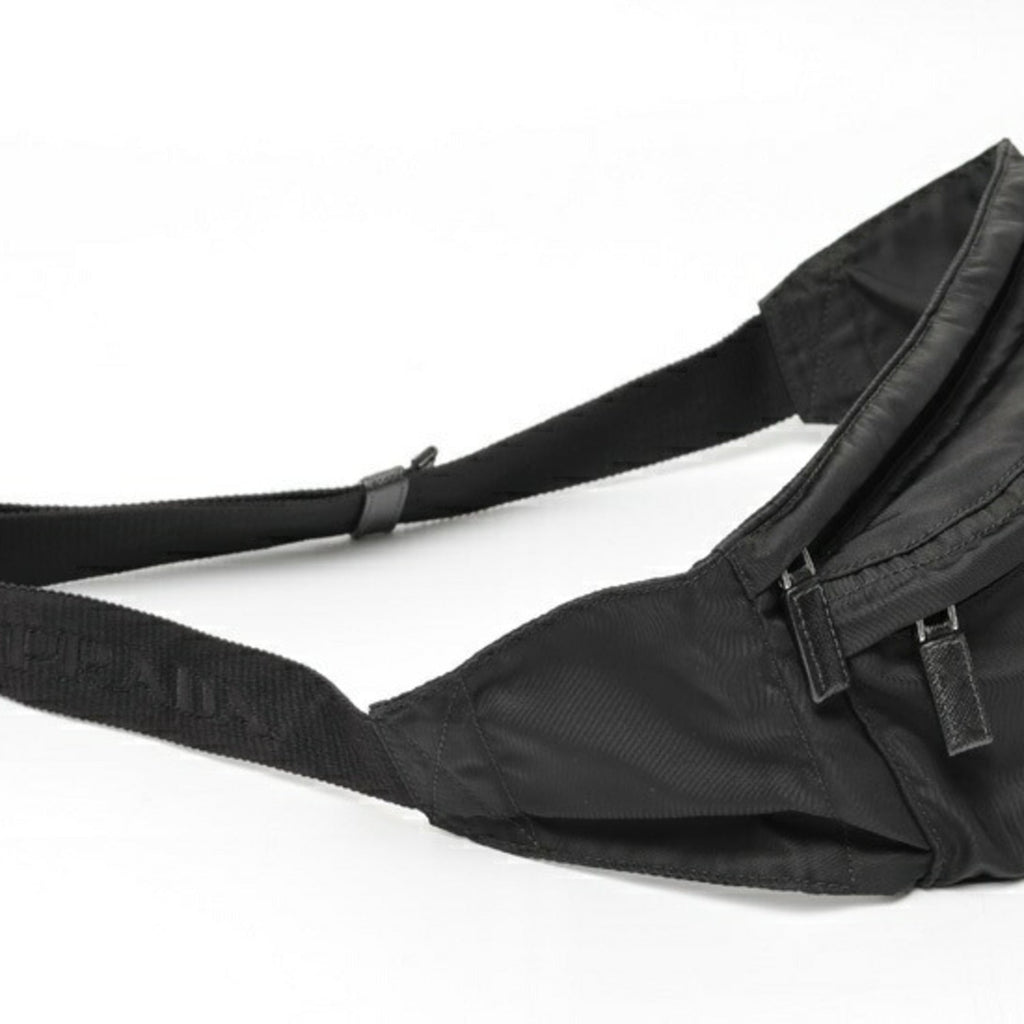 Prada Black Fabric Fanny Pack
