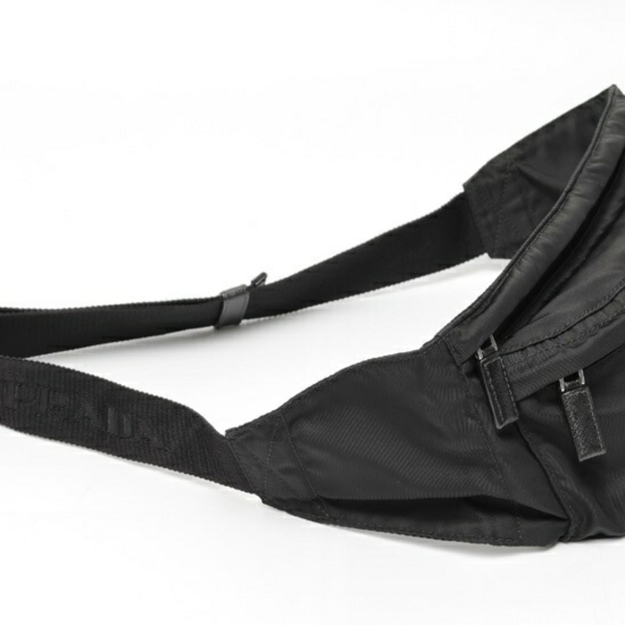 Prada Black Fabric Fanny Pack