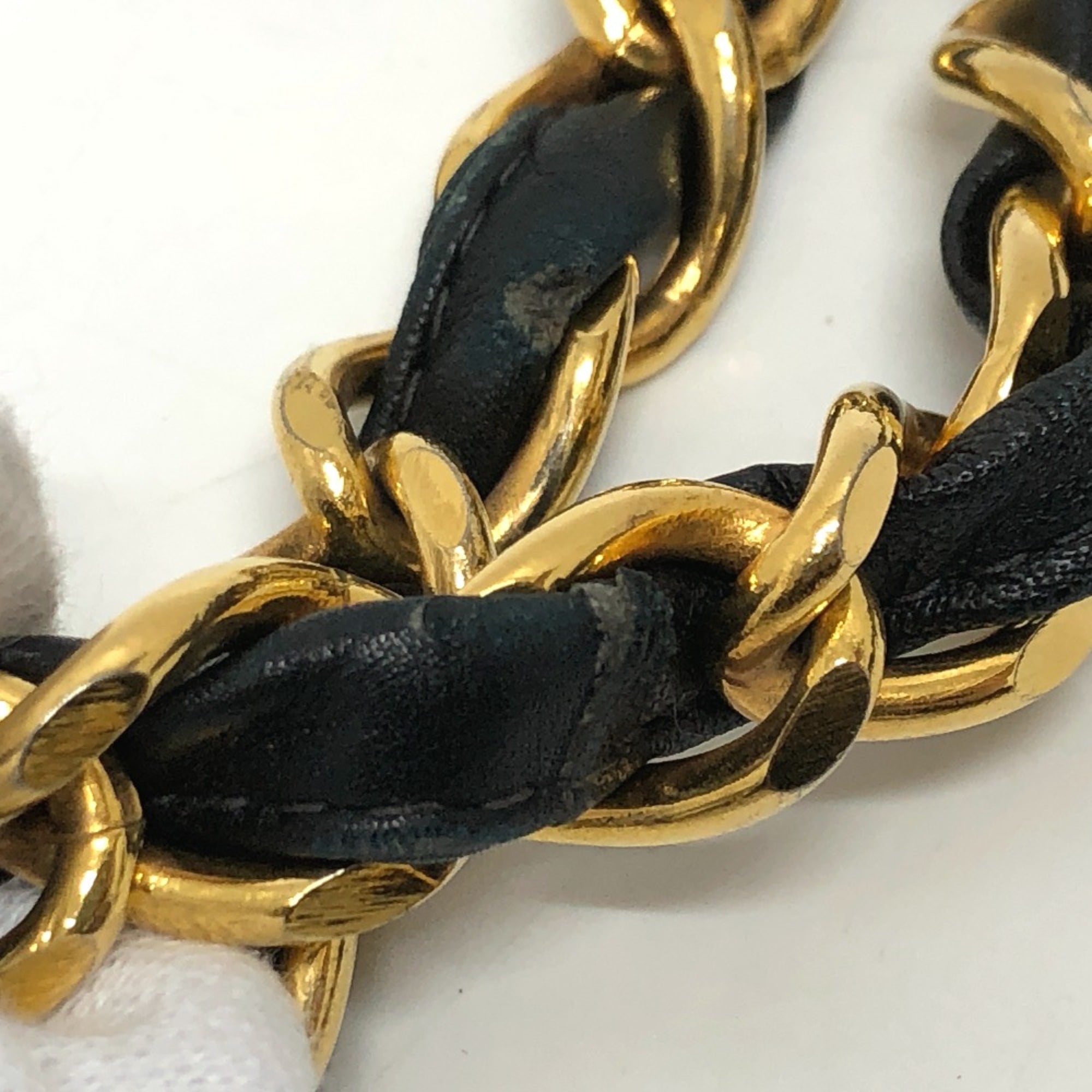Chanel Black Leather Shoulder Bag