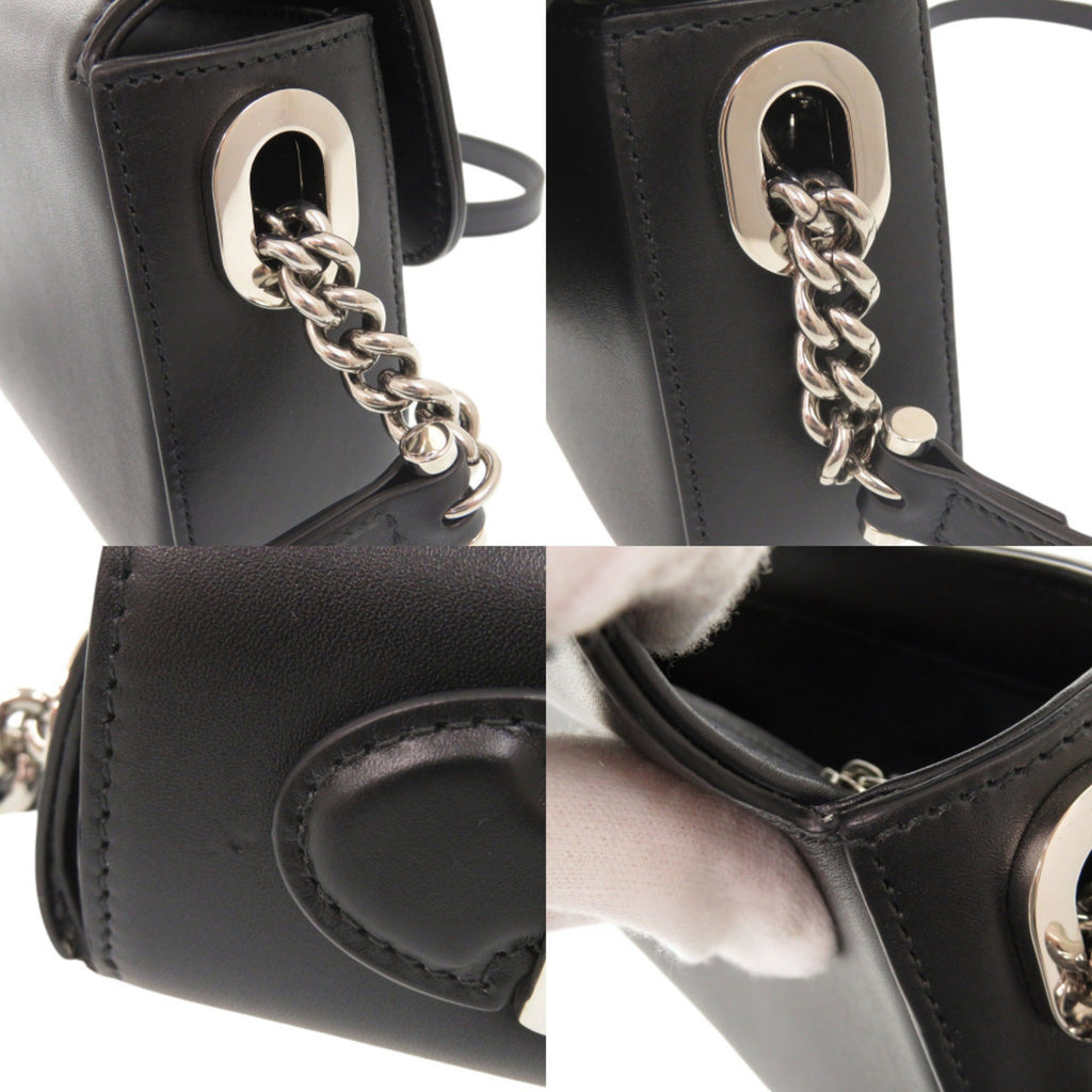 Gucci Black Leather Shoulder Bag (Pre-Owned)