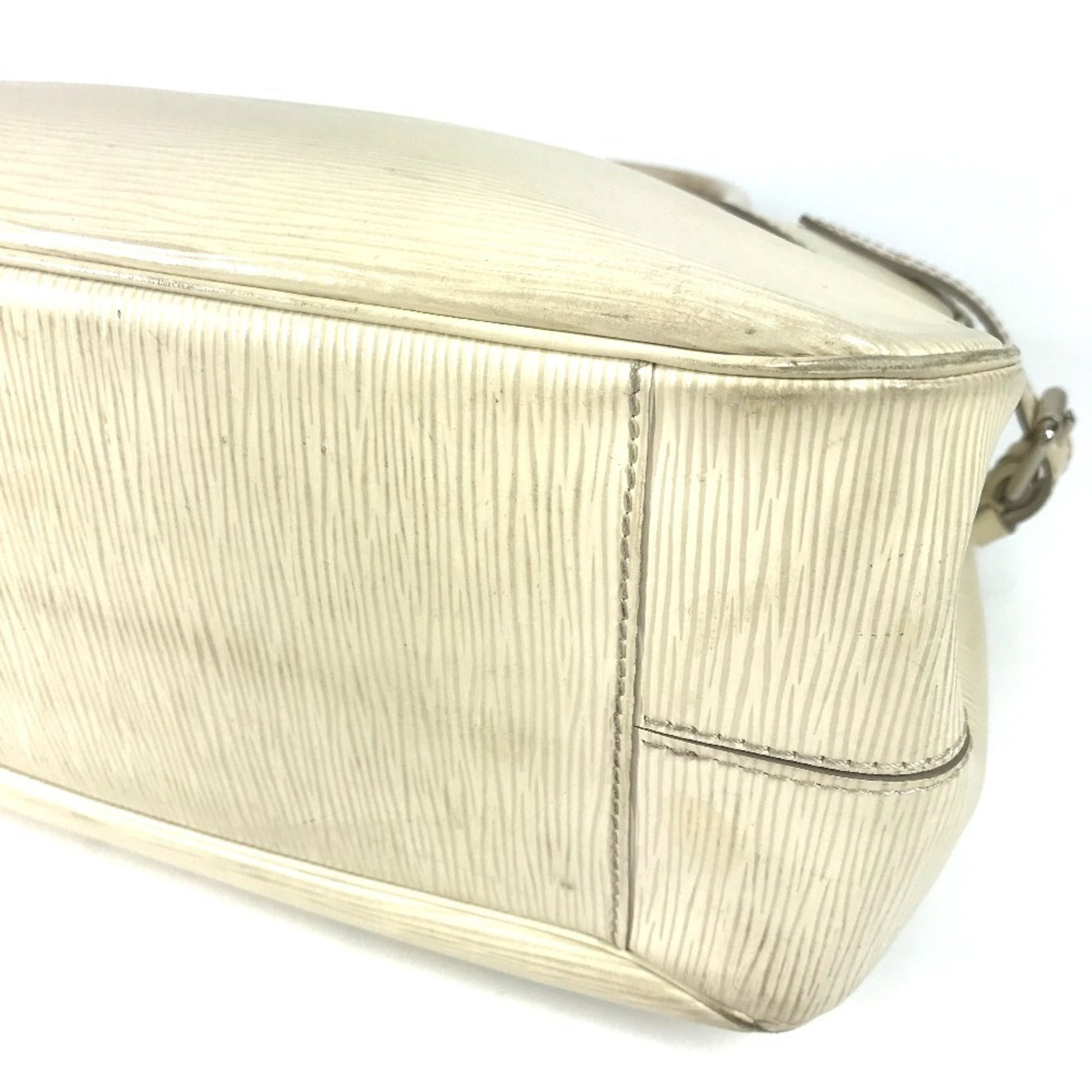 Louis Vuitton Lv Off White White Epi Leather Handbag Tote Bag