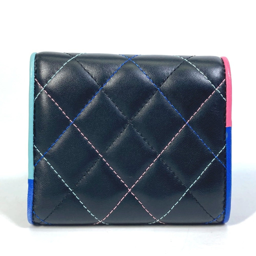 Chanel Black Leather Wallet (Tri-Fold)