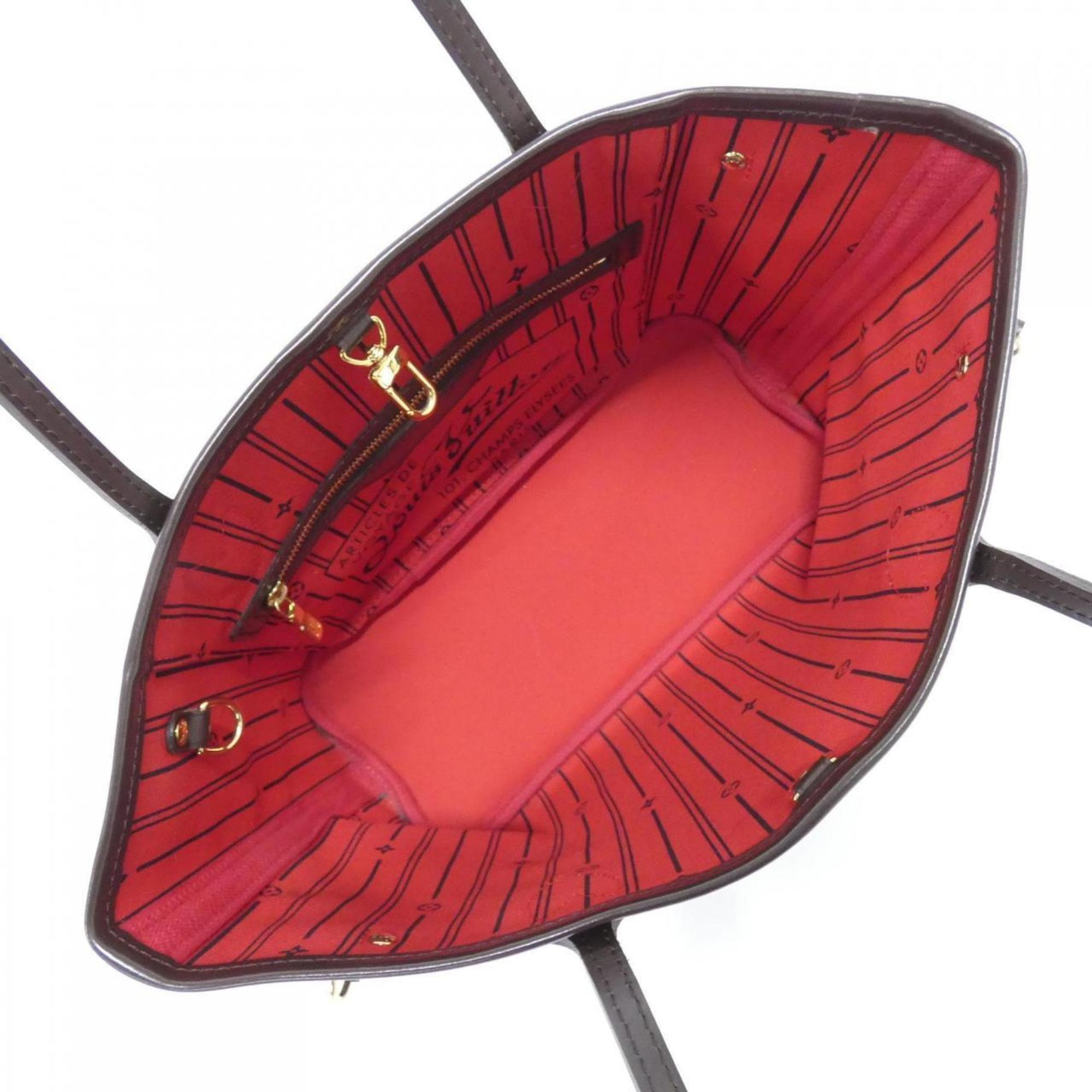 Louis Vuitton Brown Coated Canvas Handbag