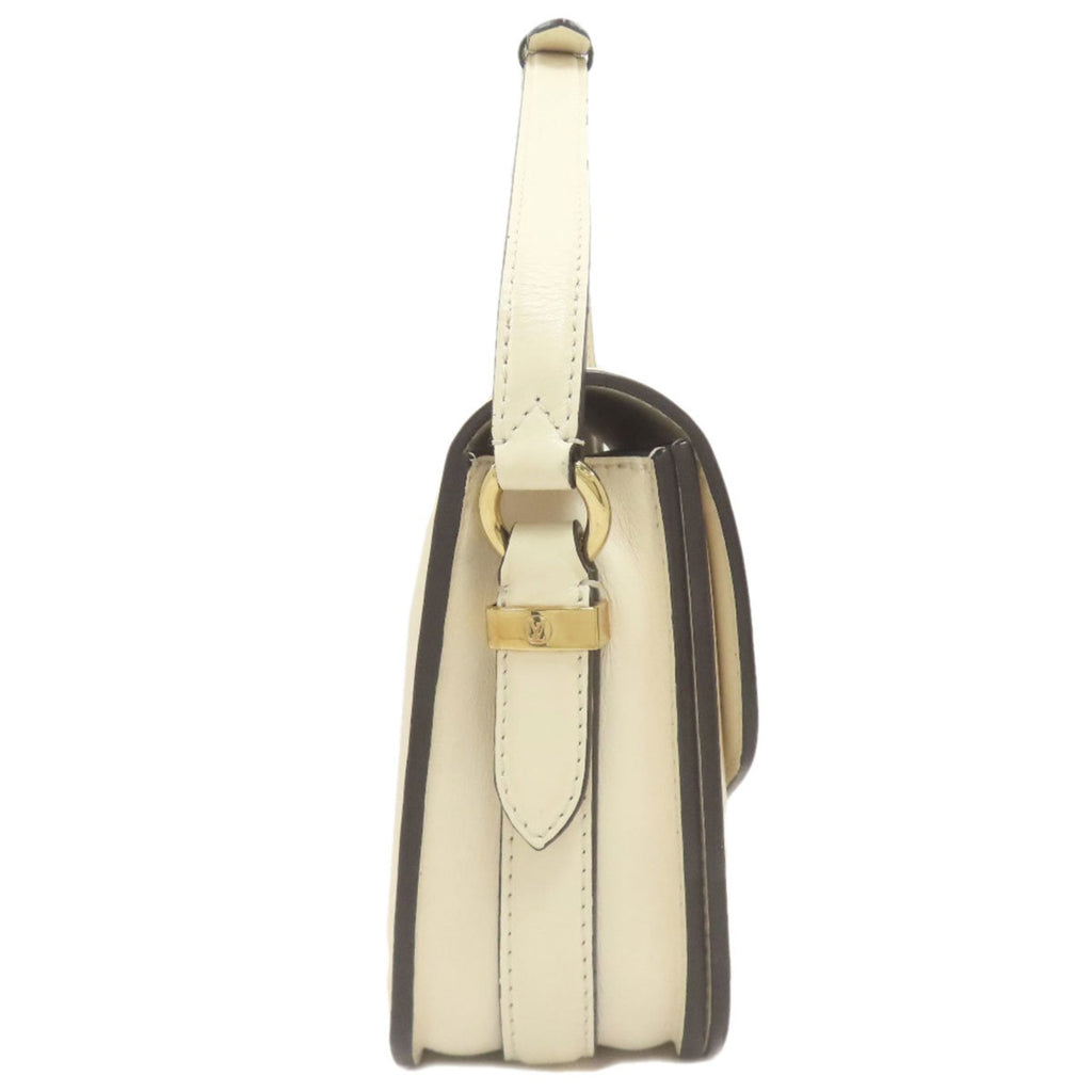 Louis Vuitton Cream Leather Shoulder Bag