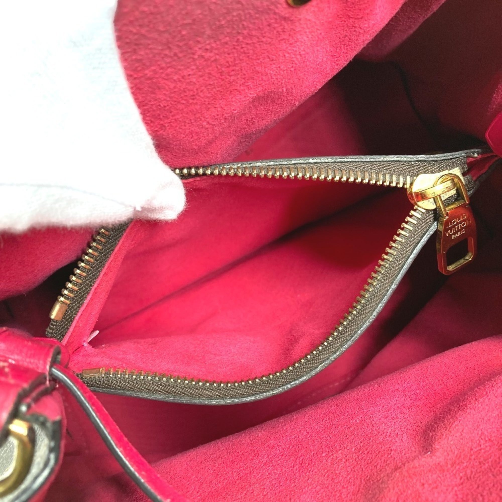 Louis Vuitton Brown Pink Monogram Shoulder Bag