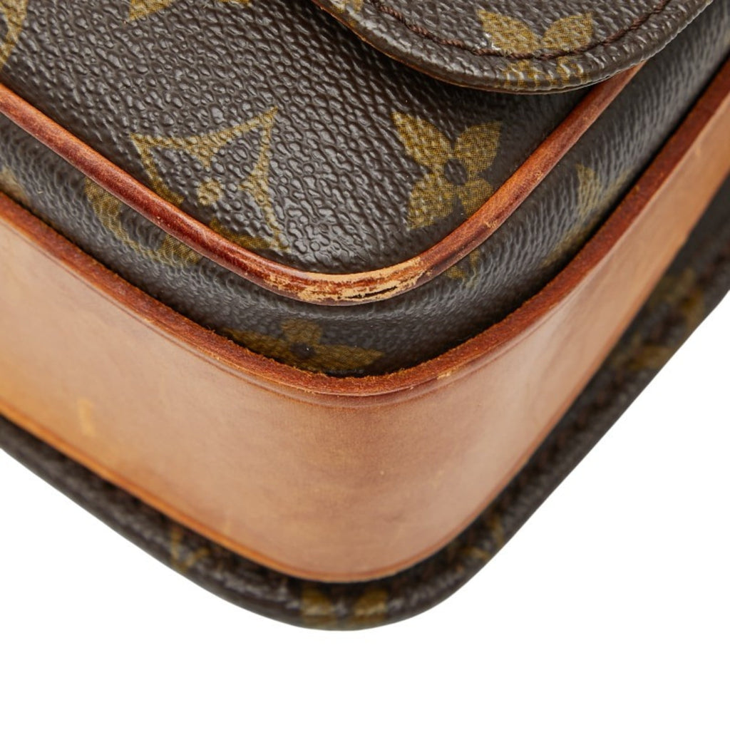 Louis Vuitton Brown Pvc Leather Shoulder Bag