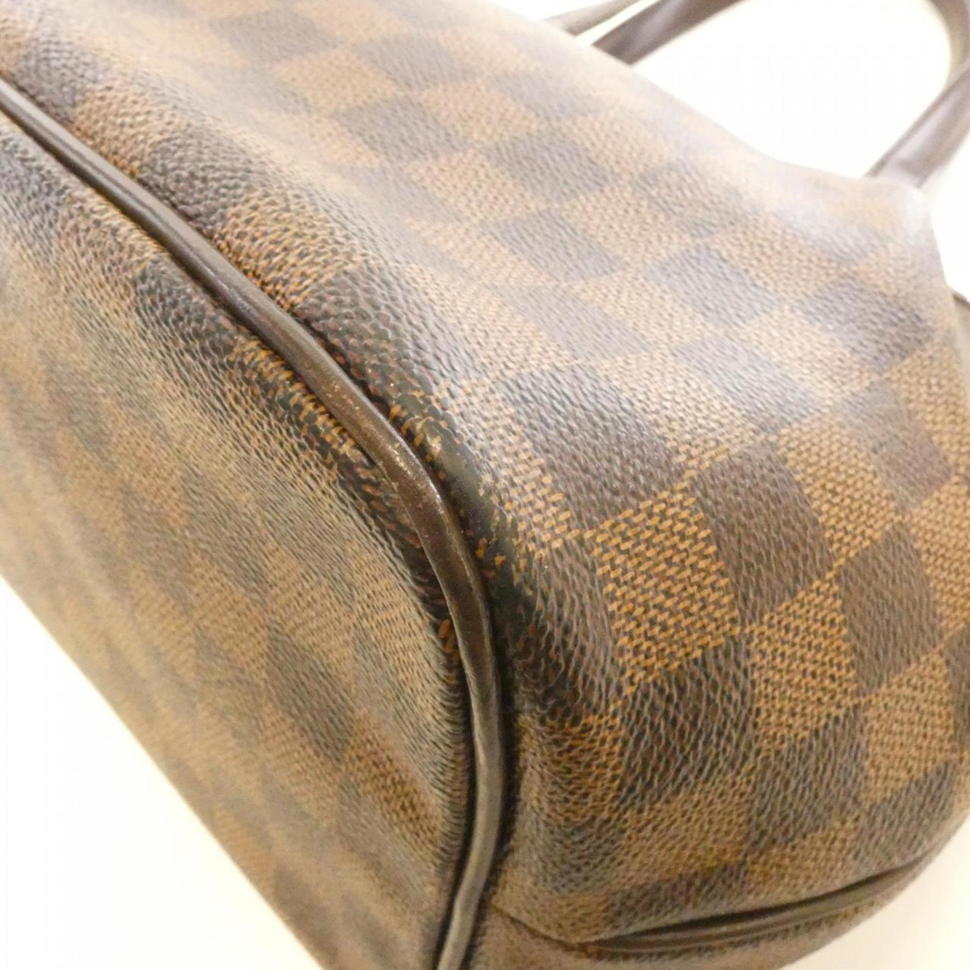 Louis Vuitton Brown Coated Canvas Handbag