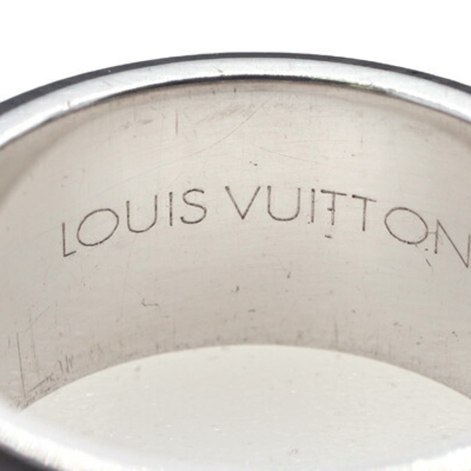 Louis Vuitton Metal Wood Band Ring