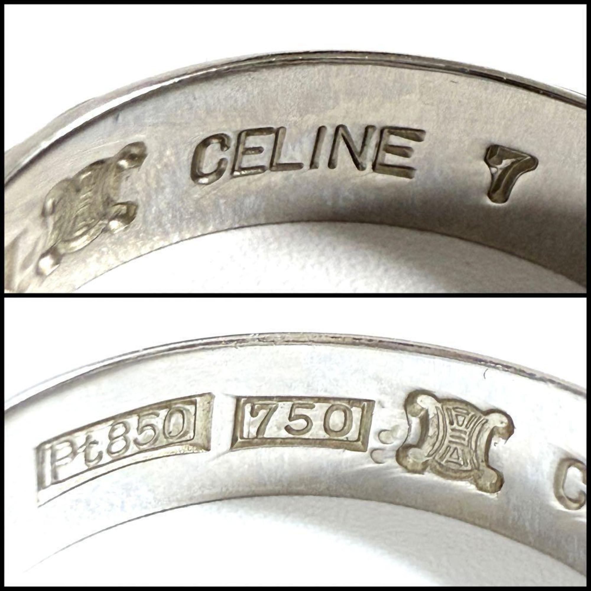 Celine Yellow Gold (18K) Platinum 950 Band Ring