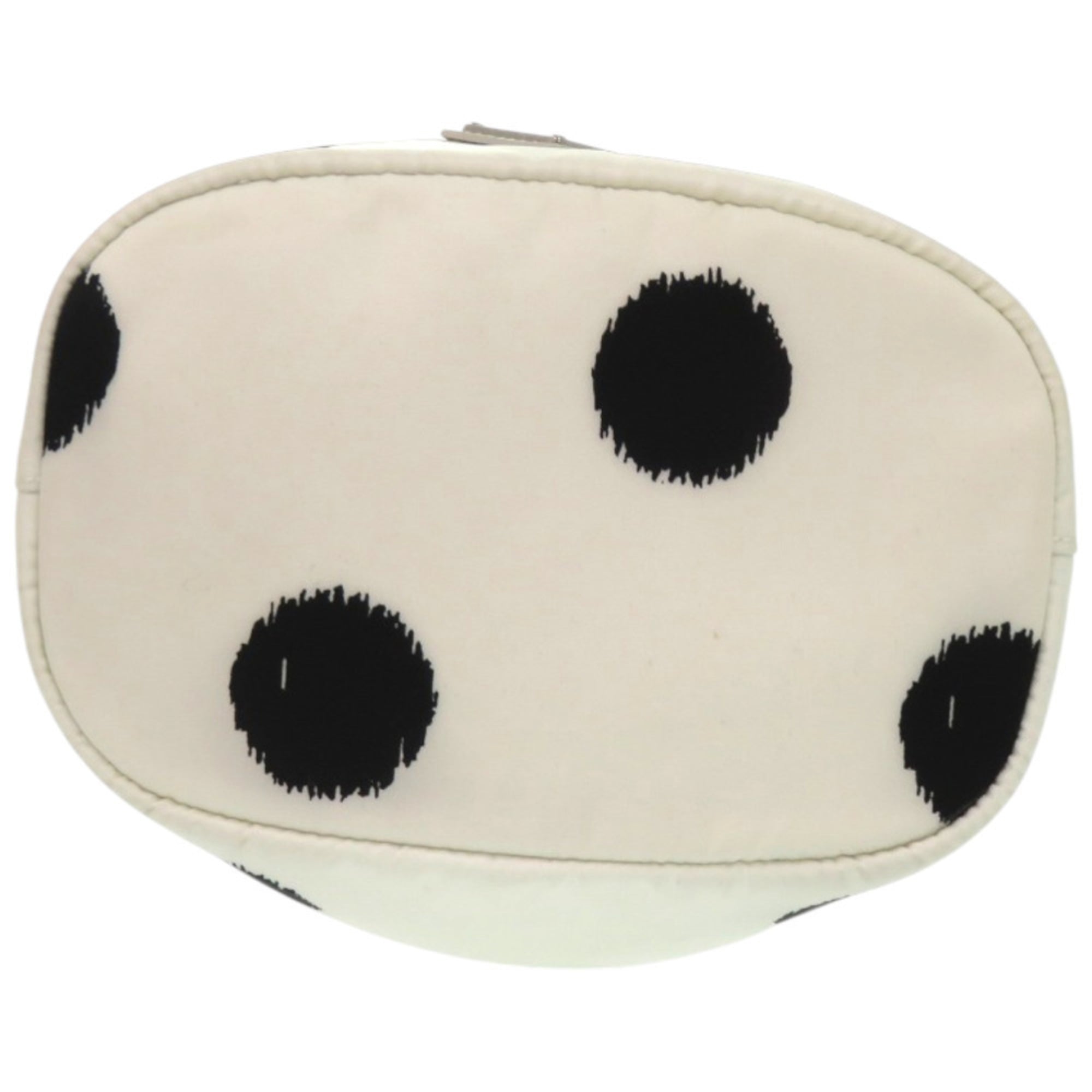 Prada Black White Nylon Pouch