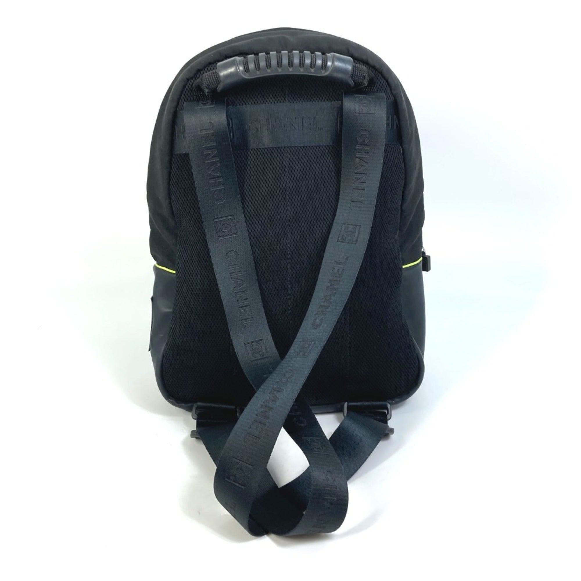 Chanel Black Cloth Backpack